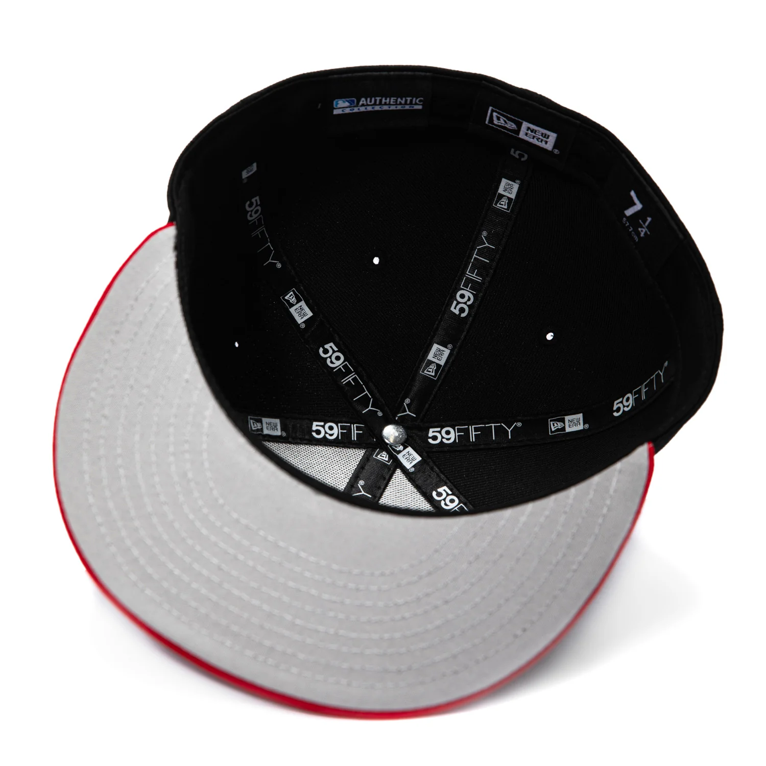 New Era 59Fifty Winston Salem Dash Reapers Hat - Black, Red - Image 2