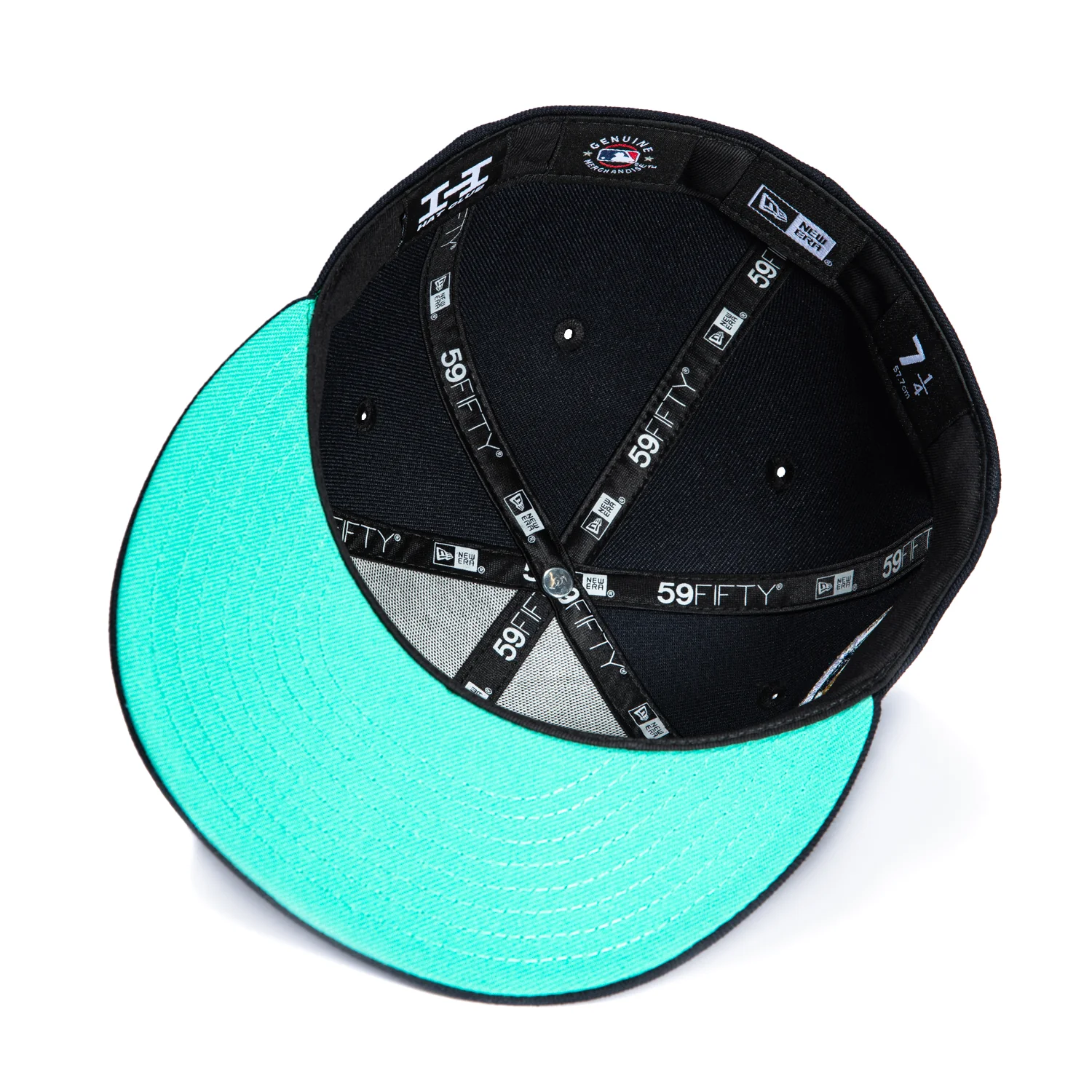 New Era 59Fifty New York Yankees 99 Aaron Judge Patch Mint UV Hat - Navy - Image 2