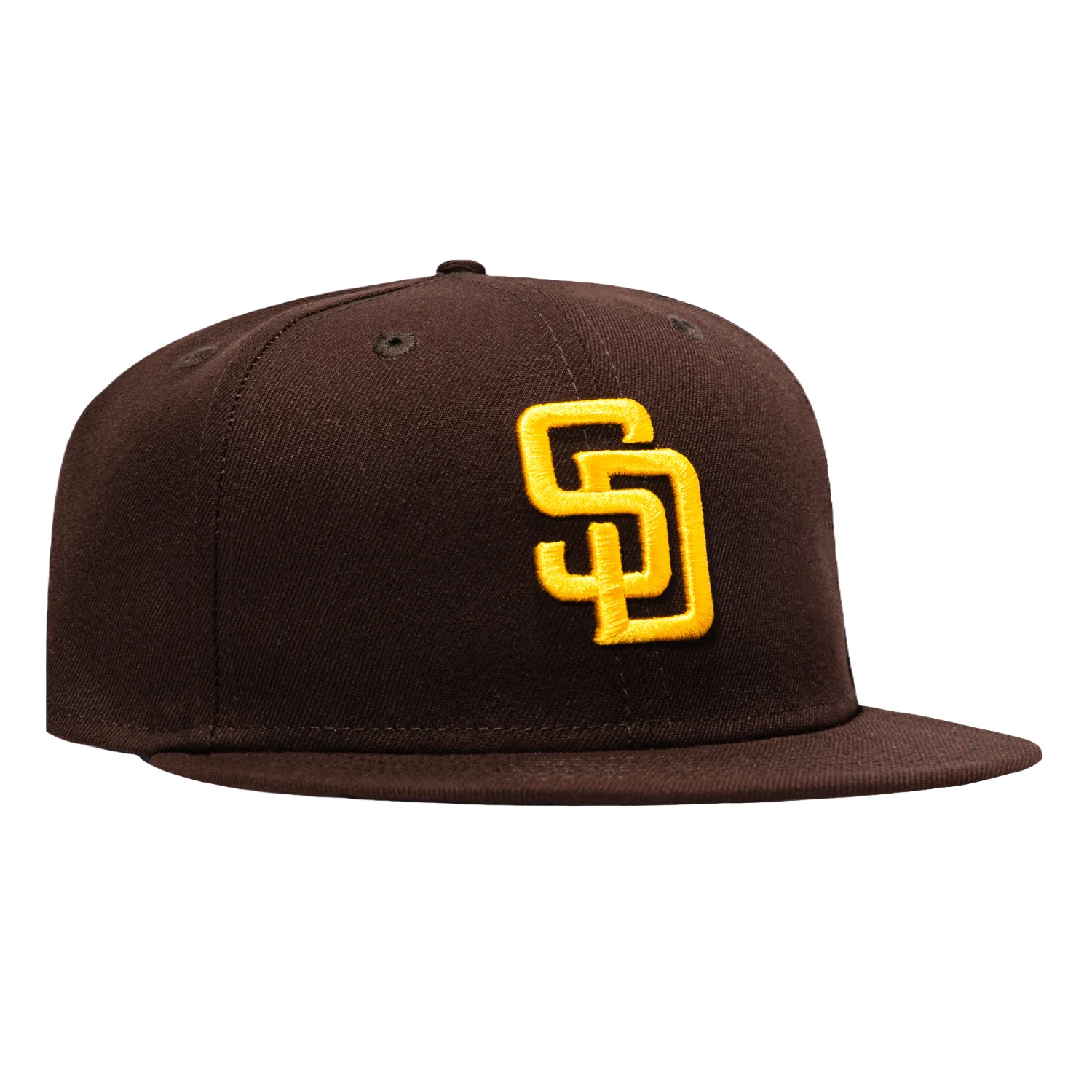 New Era 9Fifty MLB Basic San Diego Padres Snapback Game Hat - Brown