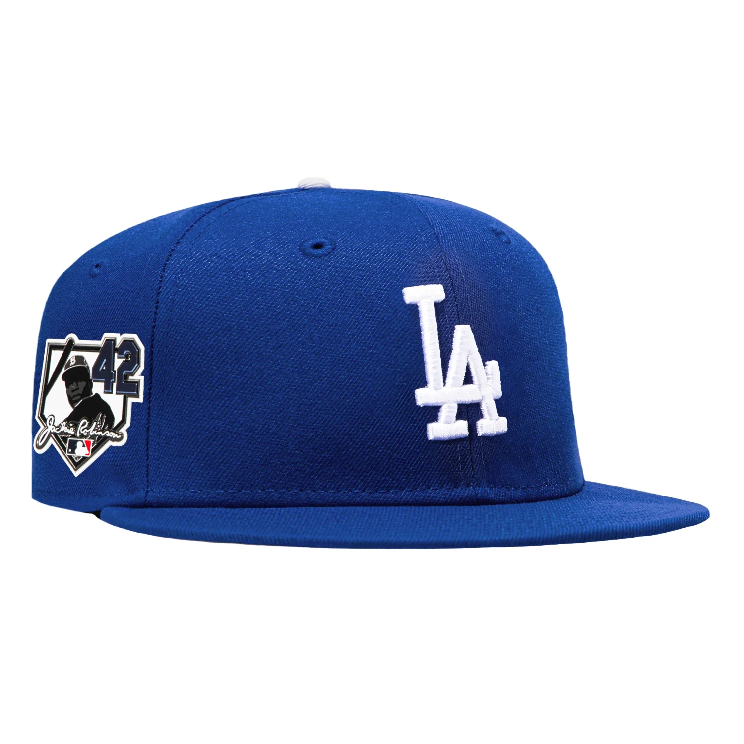 New Era 59Fifty Los Angeles Dodgers 42 Jackie Robinson Patch Hat - Royal