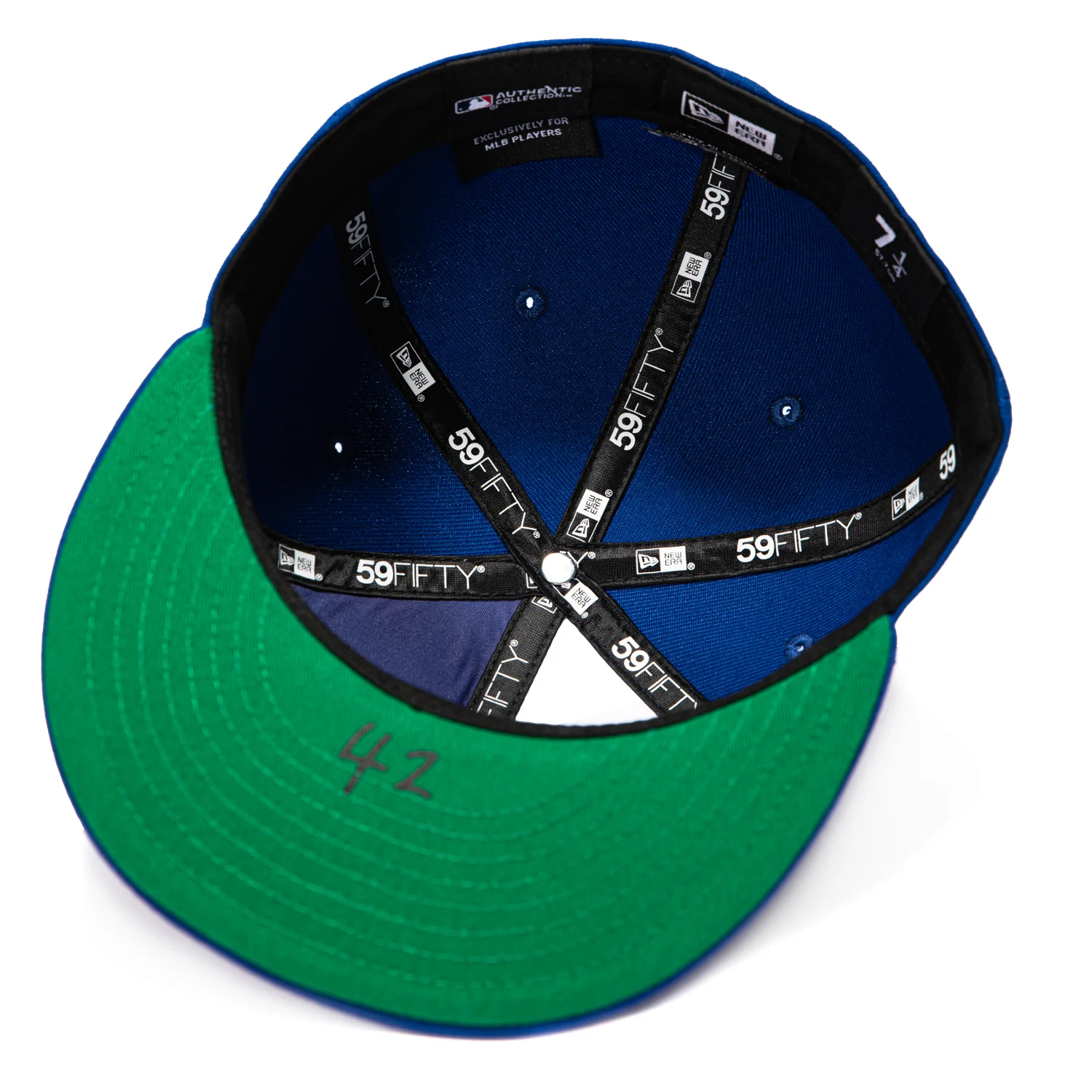 New Era 59Fifty New York Mets 42 Jackie Robinson Patch Hat - Royal - Image 2