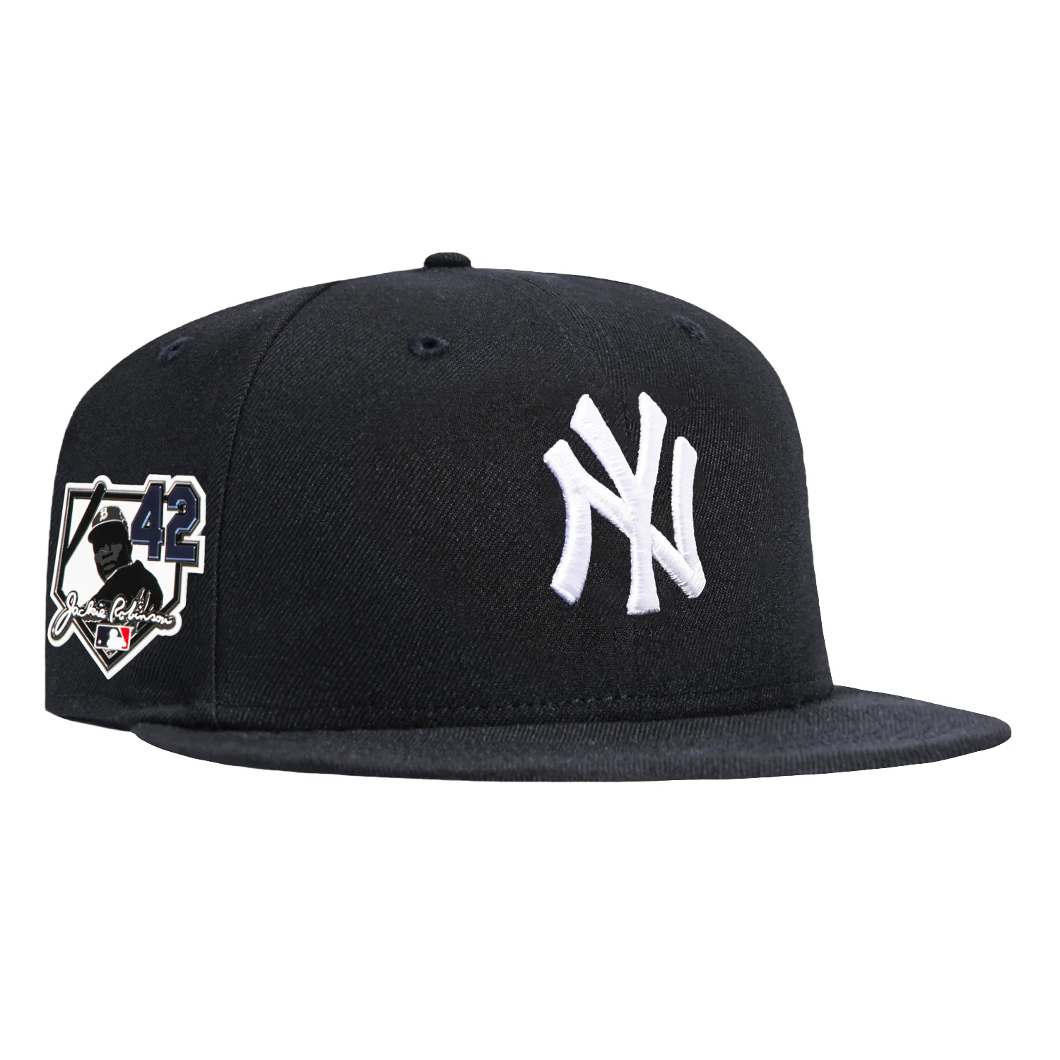 New Era 59Fifty New York Yankees 42 Jackie Robinson Patch Hat - Navy