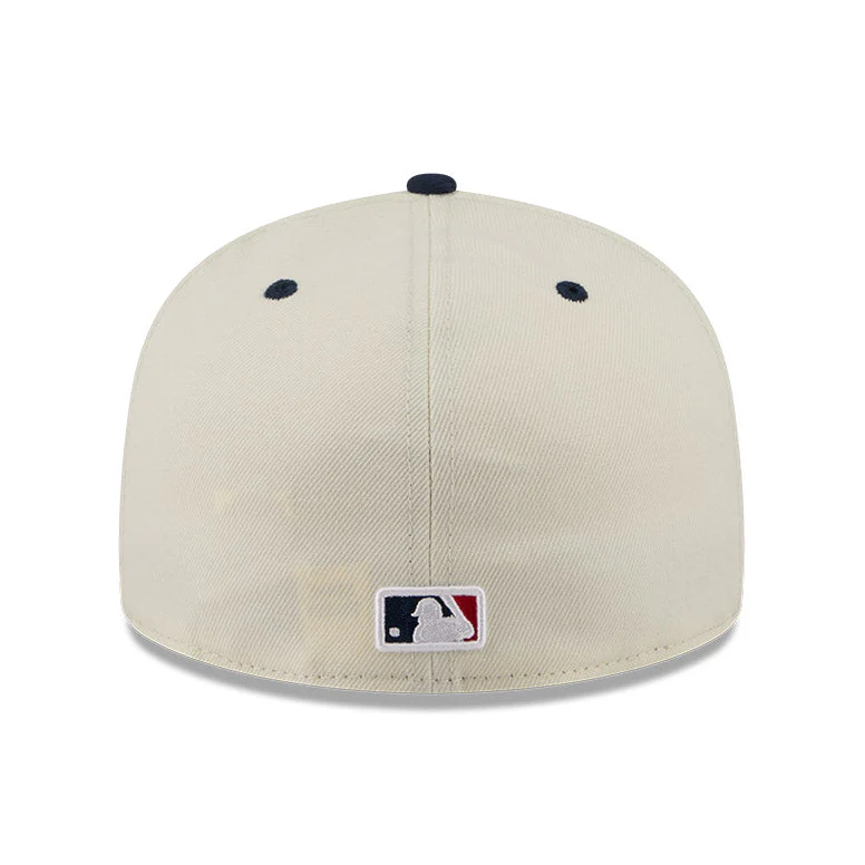 New Era 59Fifty 2026 MLB 4th of July Detroit Tigers 250th Anniversary Patch Hat - White, Navy - Image 4