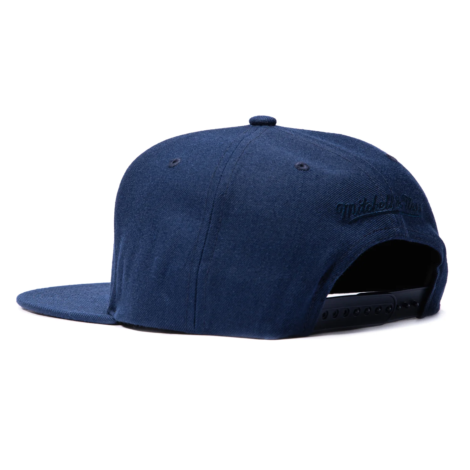 Mitchell & Ness Original Los Angeles Dodgers Snapback Hat - Navy, White - Image 2