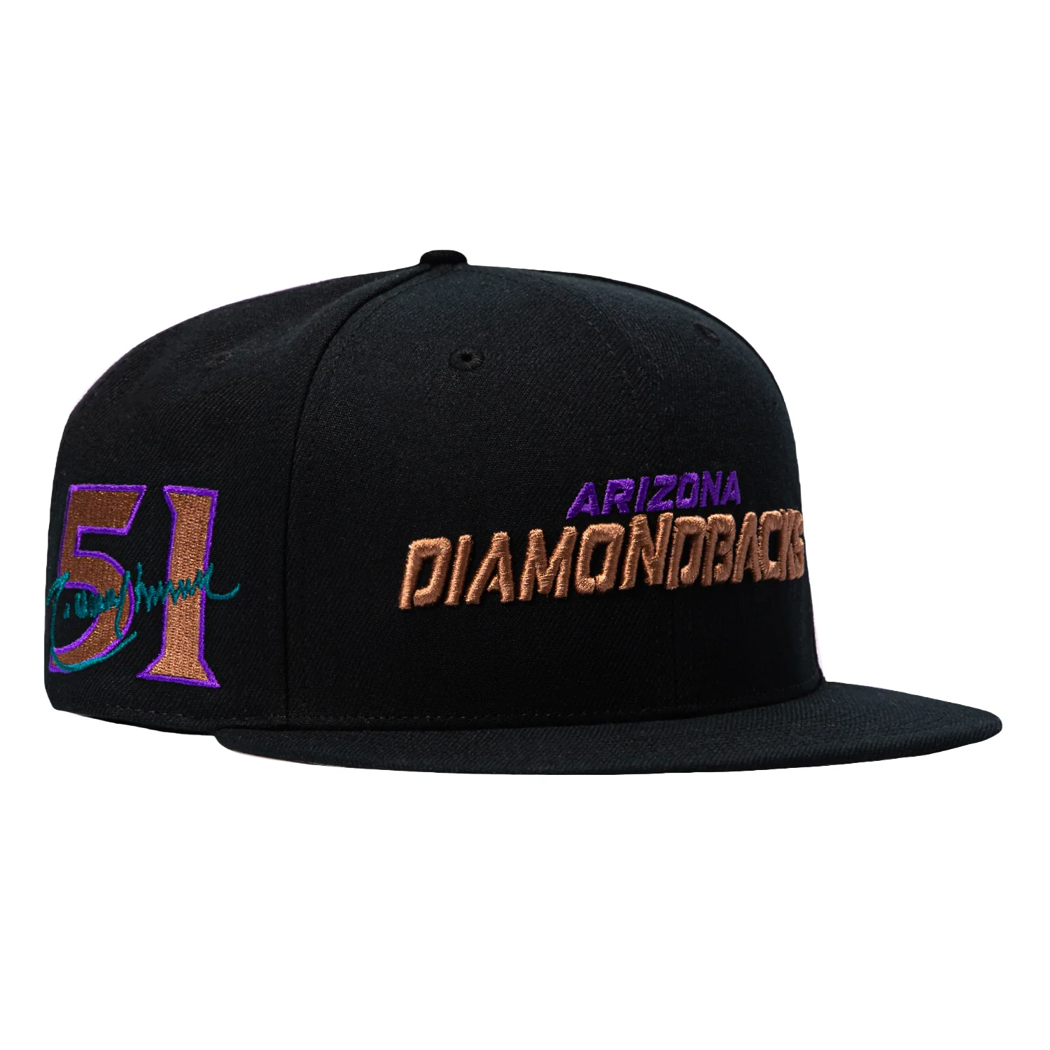 Mitchell & Ness Legends Arizona Diamondbacks 51 Randy Johnson Patch Hat - Black