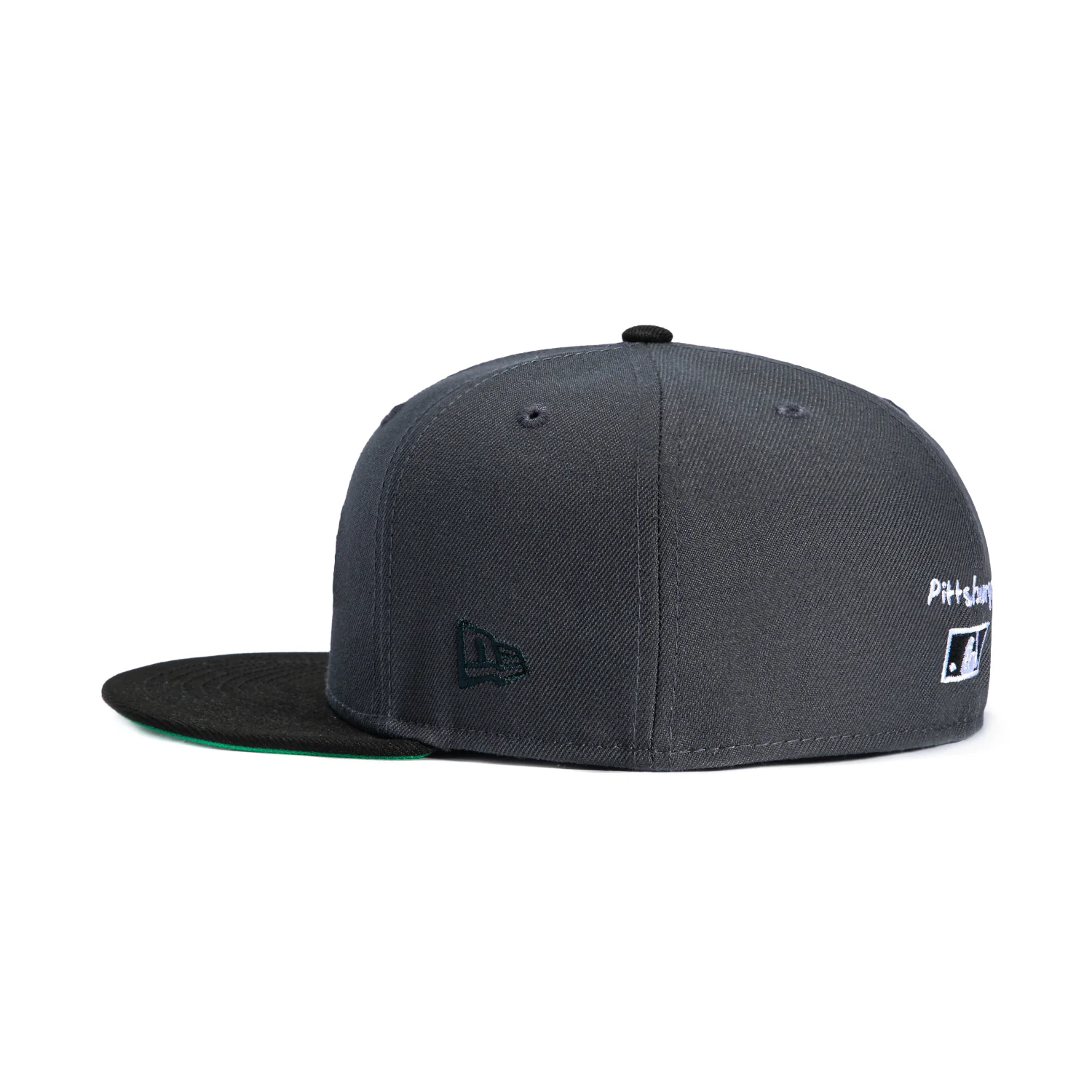 New Era 59Fifty Pittsburgh Pirates Hat - Graphite, Black - Image 3