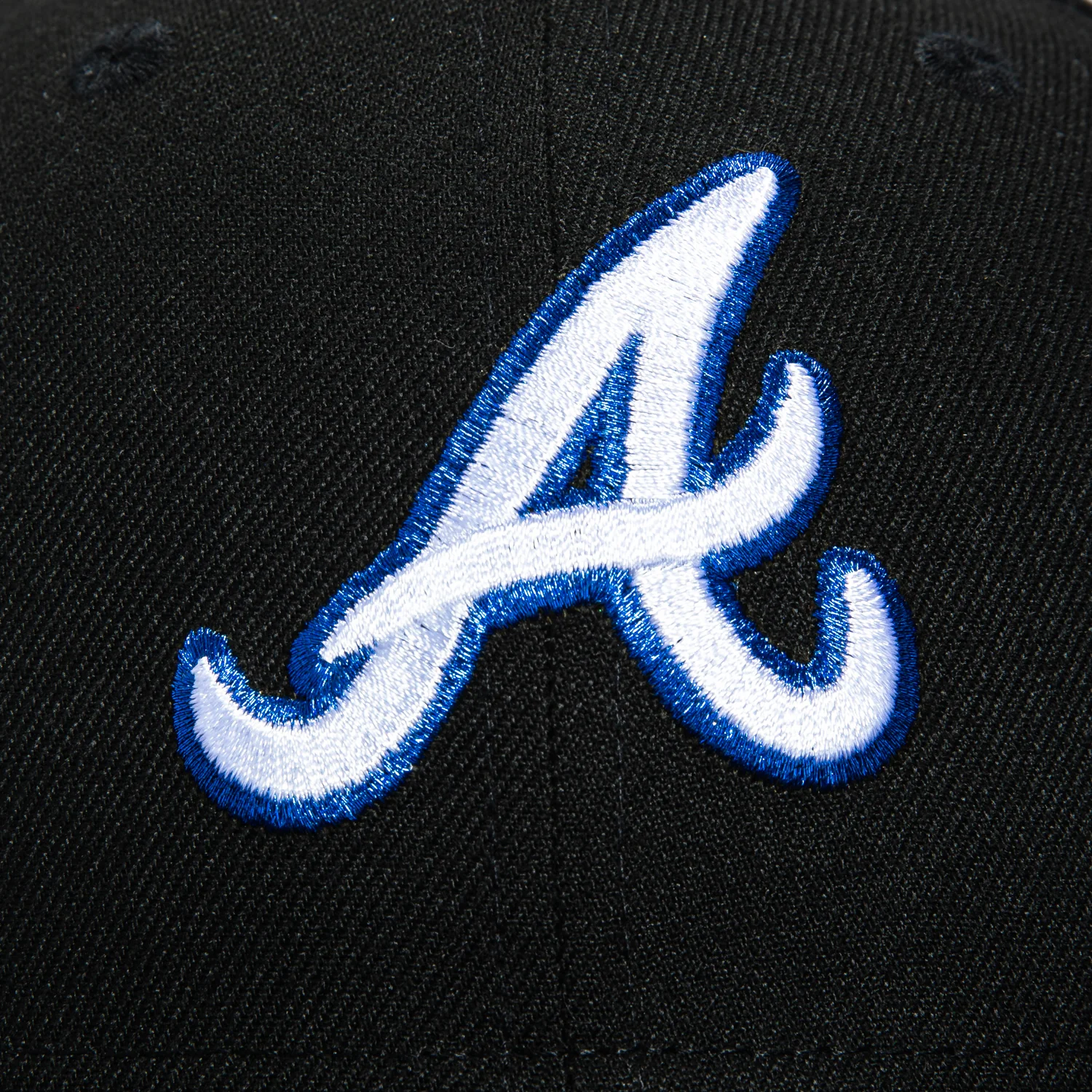 New Era 59Fifty Atlanta Braves My Name Is Patch Hat - Black, White - Image 4