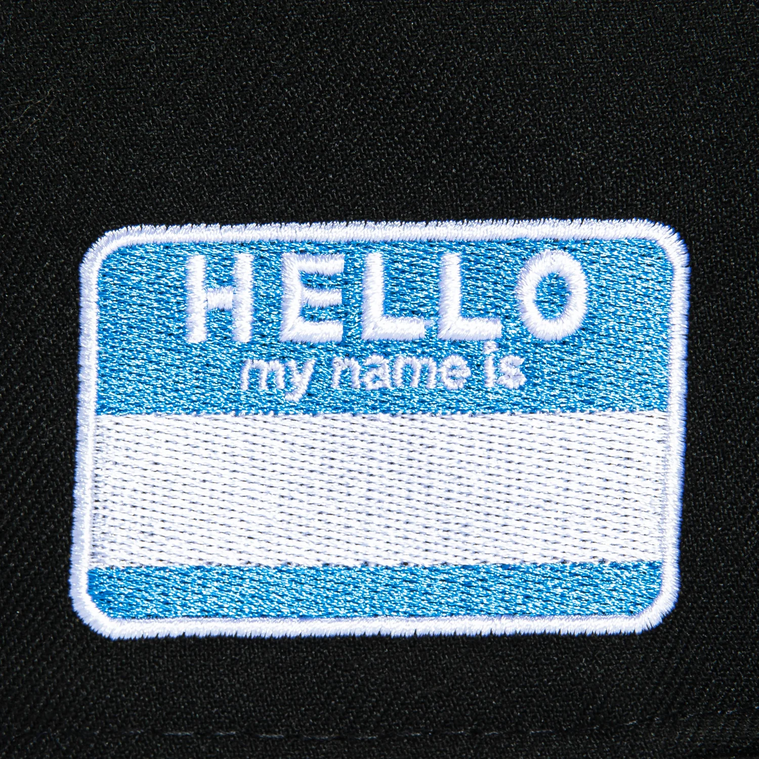 New Era 59Fifty Los Angeles Dodgers My Name Is Patch Hat - Black, White - Image 5