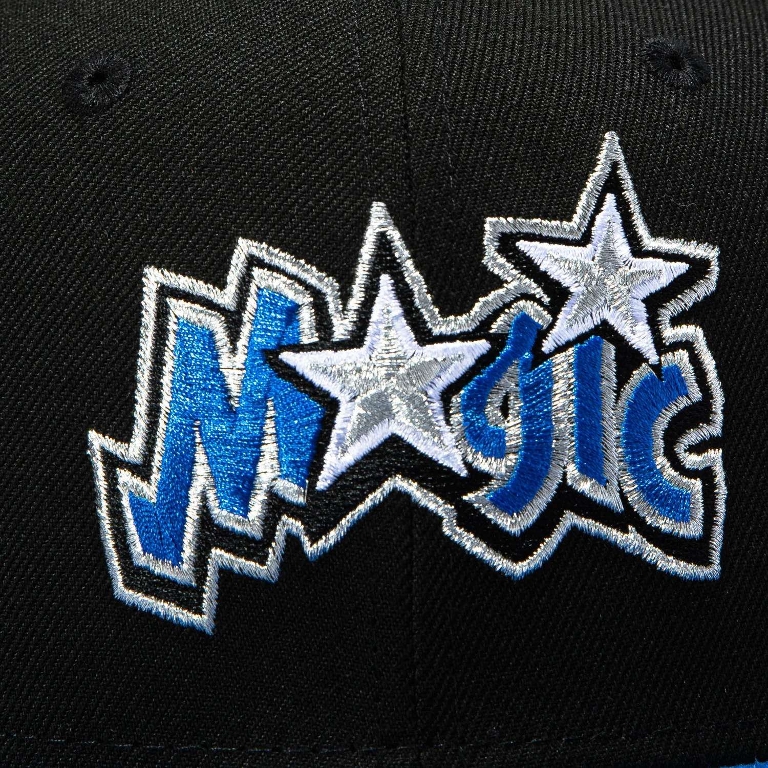 New Era 59Fifty Orlando Magic 2008 All Star Game Patch Hat - Black, Royal - Image 4