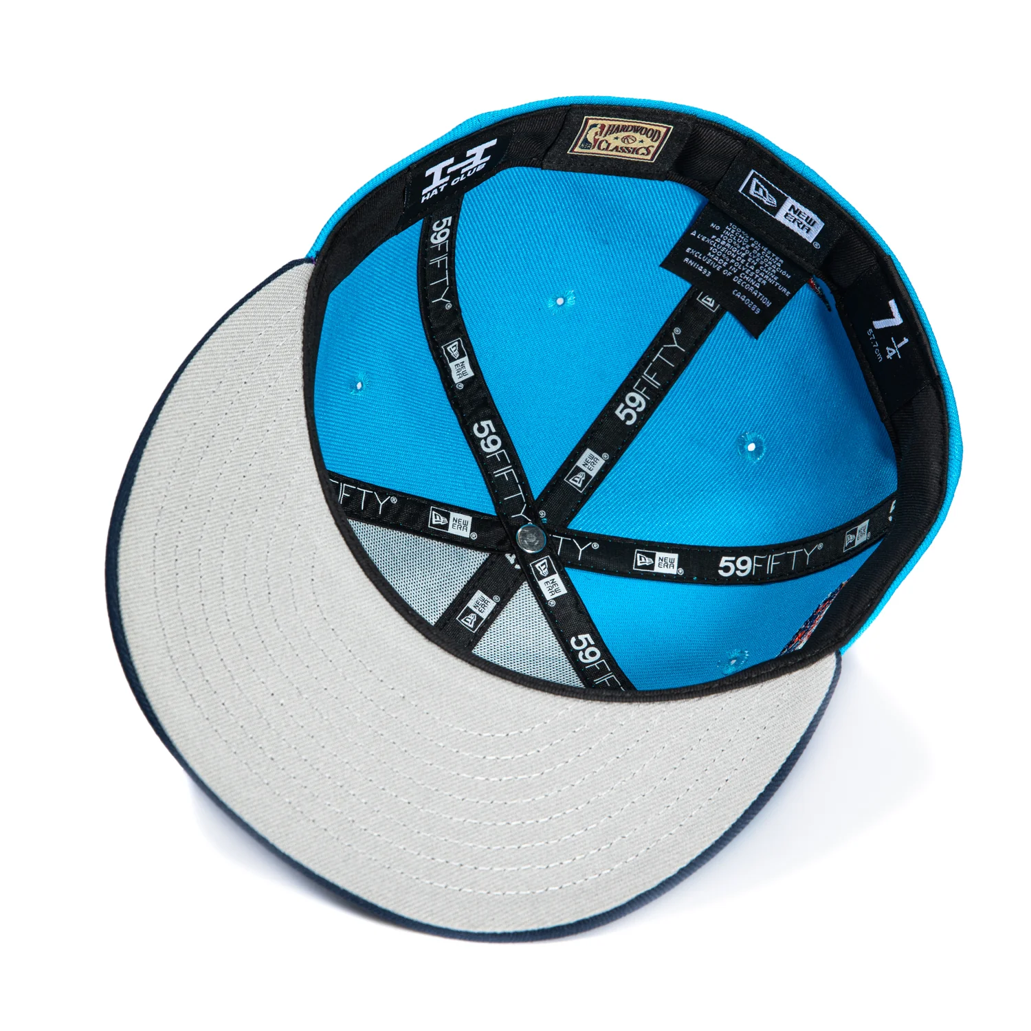 New Era 59Fifty Golden State Warriors 2000 All Star Game Patch Hat - Neon Blue, Navy - Image 2