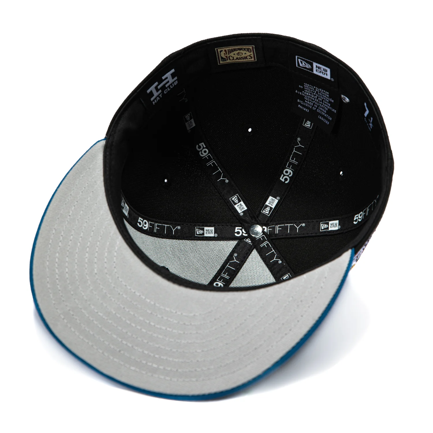 New Era 59Fifty Washington Wizards 2001 All Star Game Patch DC Hat - Black, Indigo - Image 2