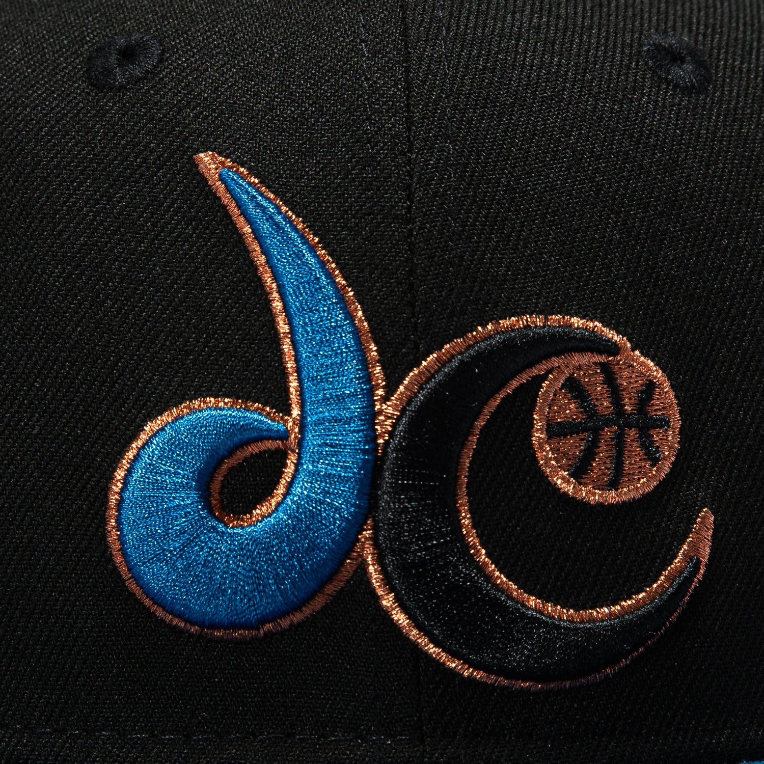 New Era 59Fifty Washington Wizards 2001 All Star Game Patch DC Hat - Black, Indigo - Image 4
