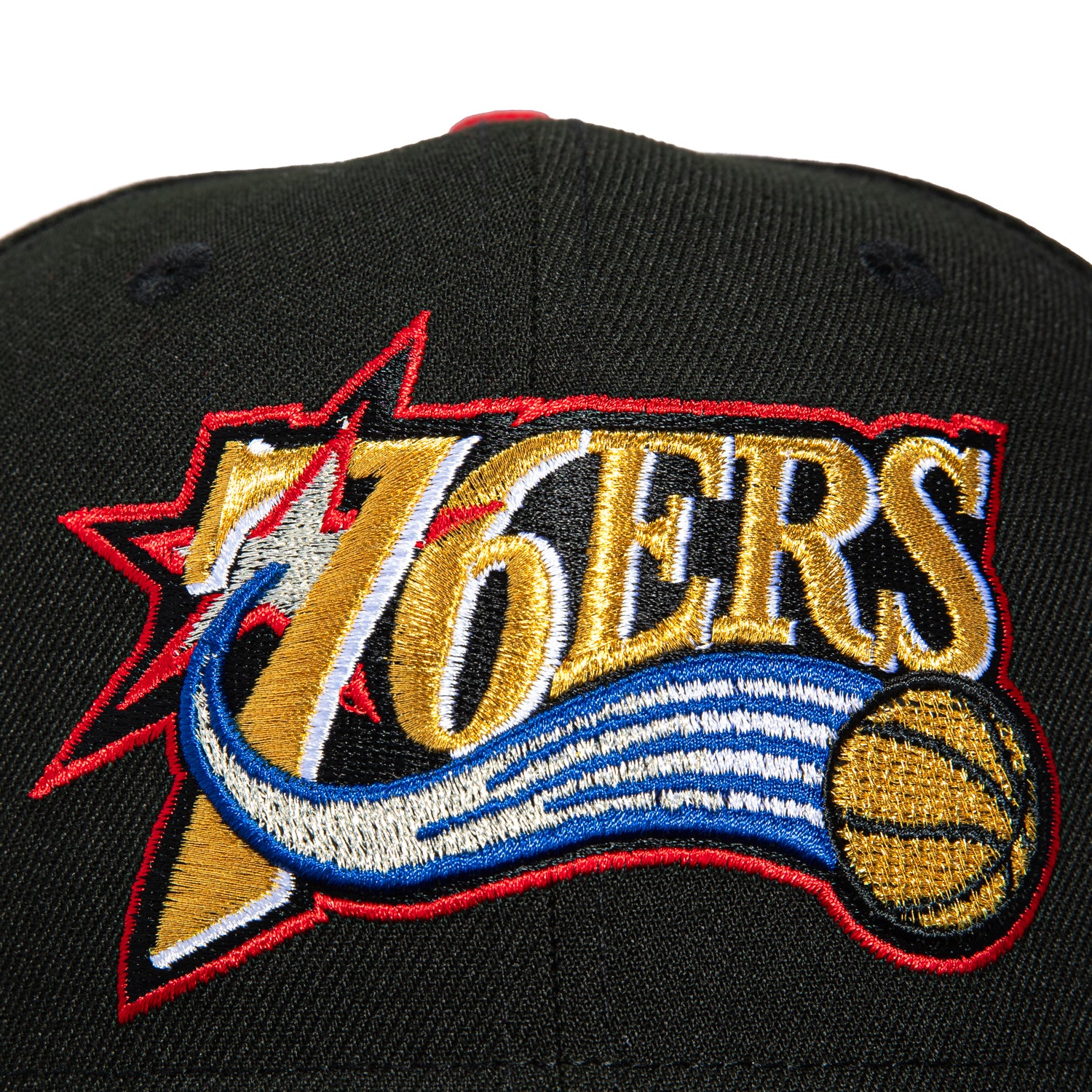 New Era 59Fifty Philadelphia 76ers 2001 All Star Game Patch 1997 Alternate Hat - Black - Image 4