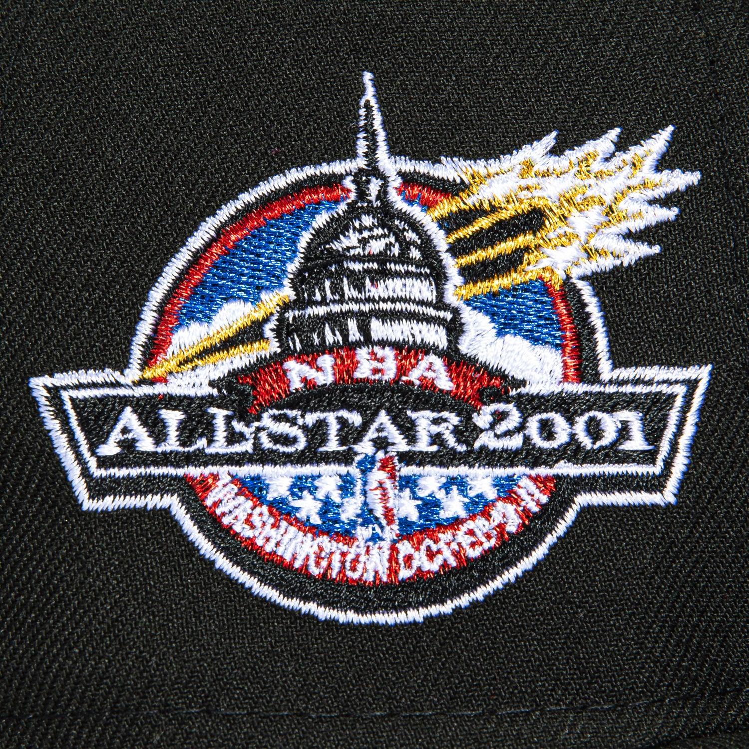 New Era 59Fifty Philadelphia 76ers 2001 All Star Game Patch 1997 Alternate Hat - Black - Image 5