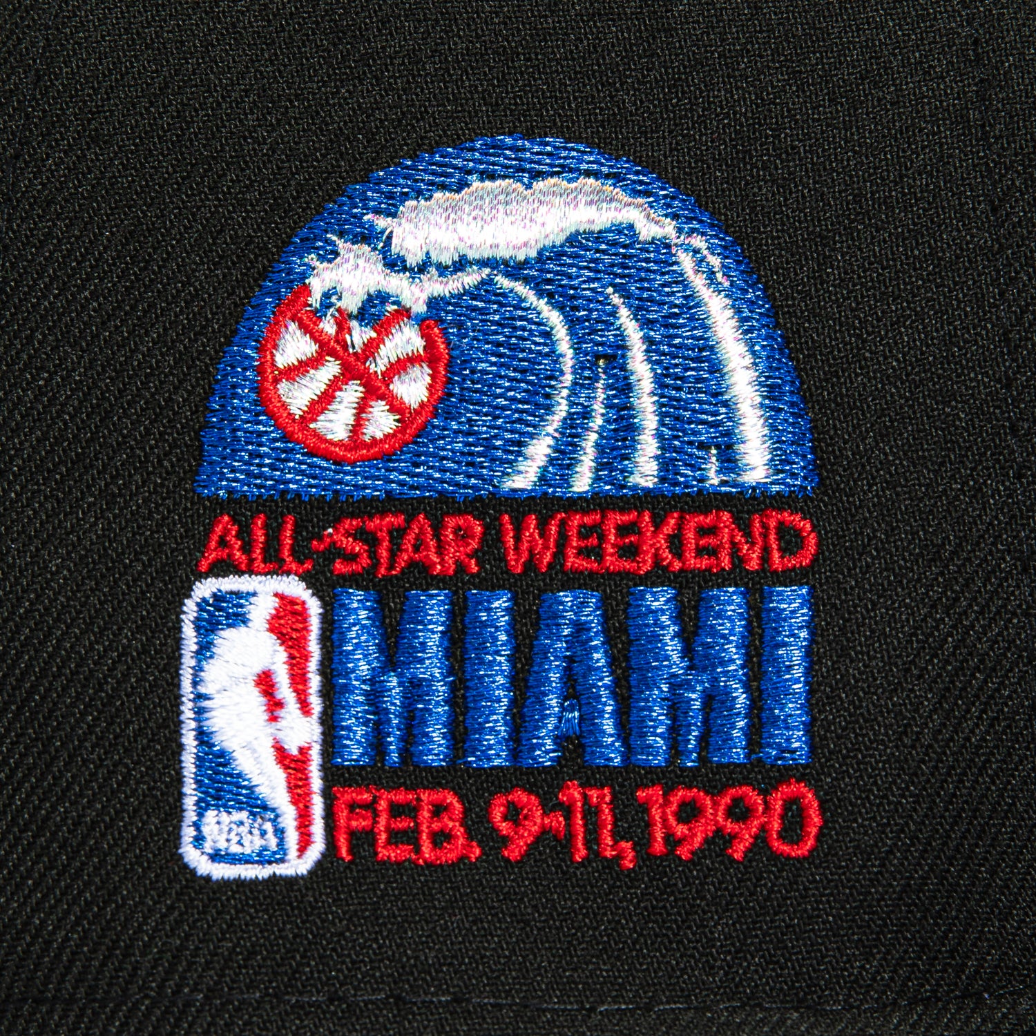 New Era 59Fifty Miami Heat 1990 All Star Game Patch Hat - Black - Image 5