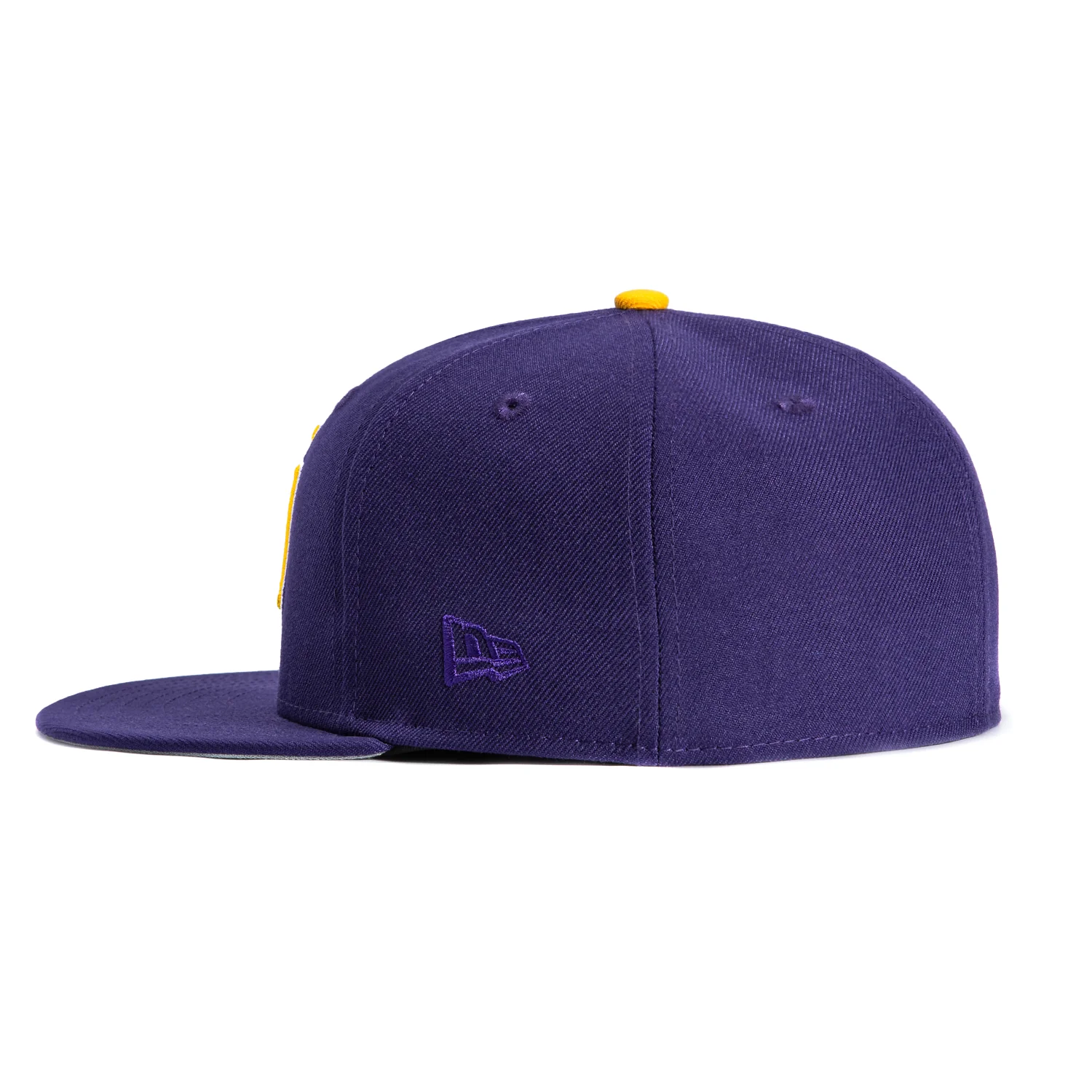 New Era 59Fifty Los Angeles Lakers 2002 All Star Game Patch LA Hat - Purple - Image 3
