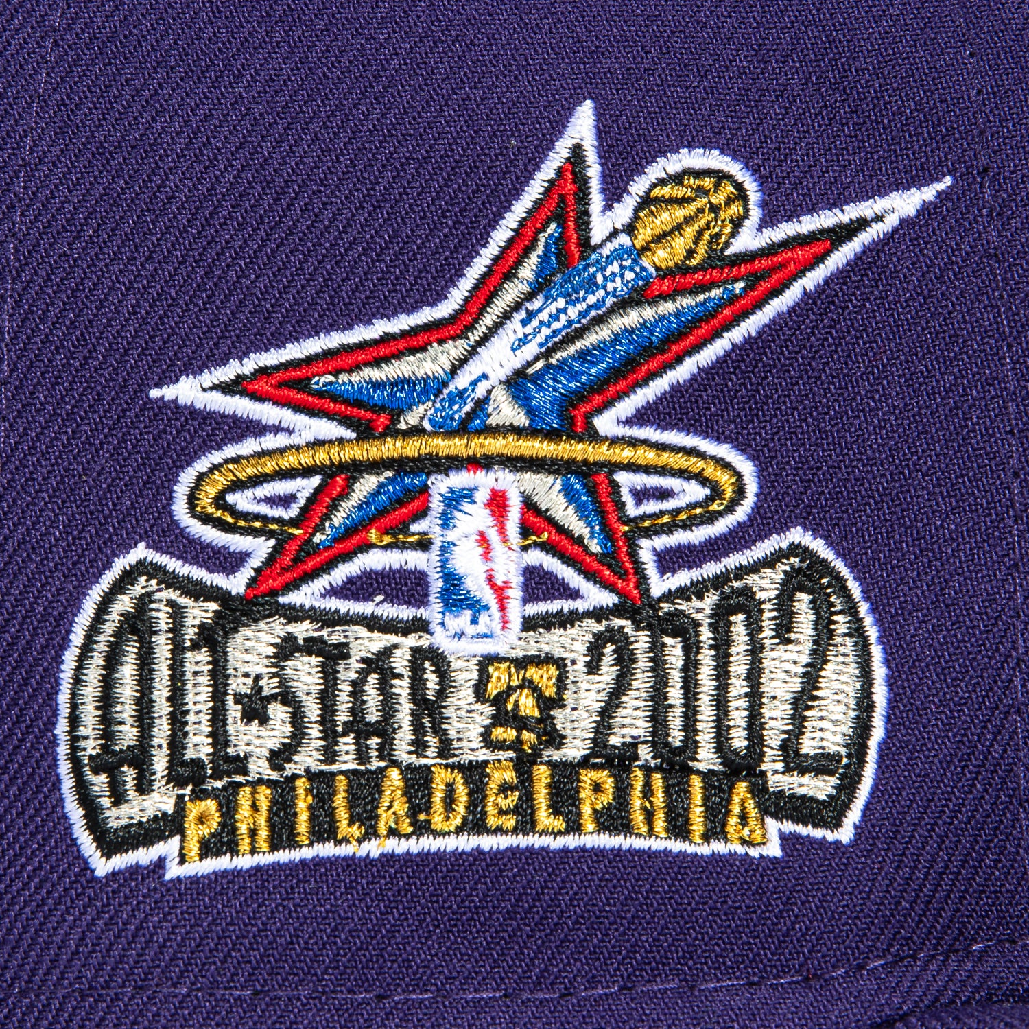 New Era 59Fifty Los Angeles Lakers 2002 All Star Game Patch LA Hat - Purple - Image 5