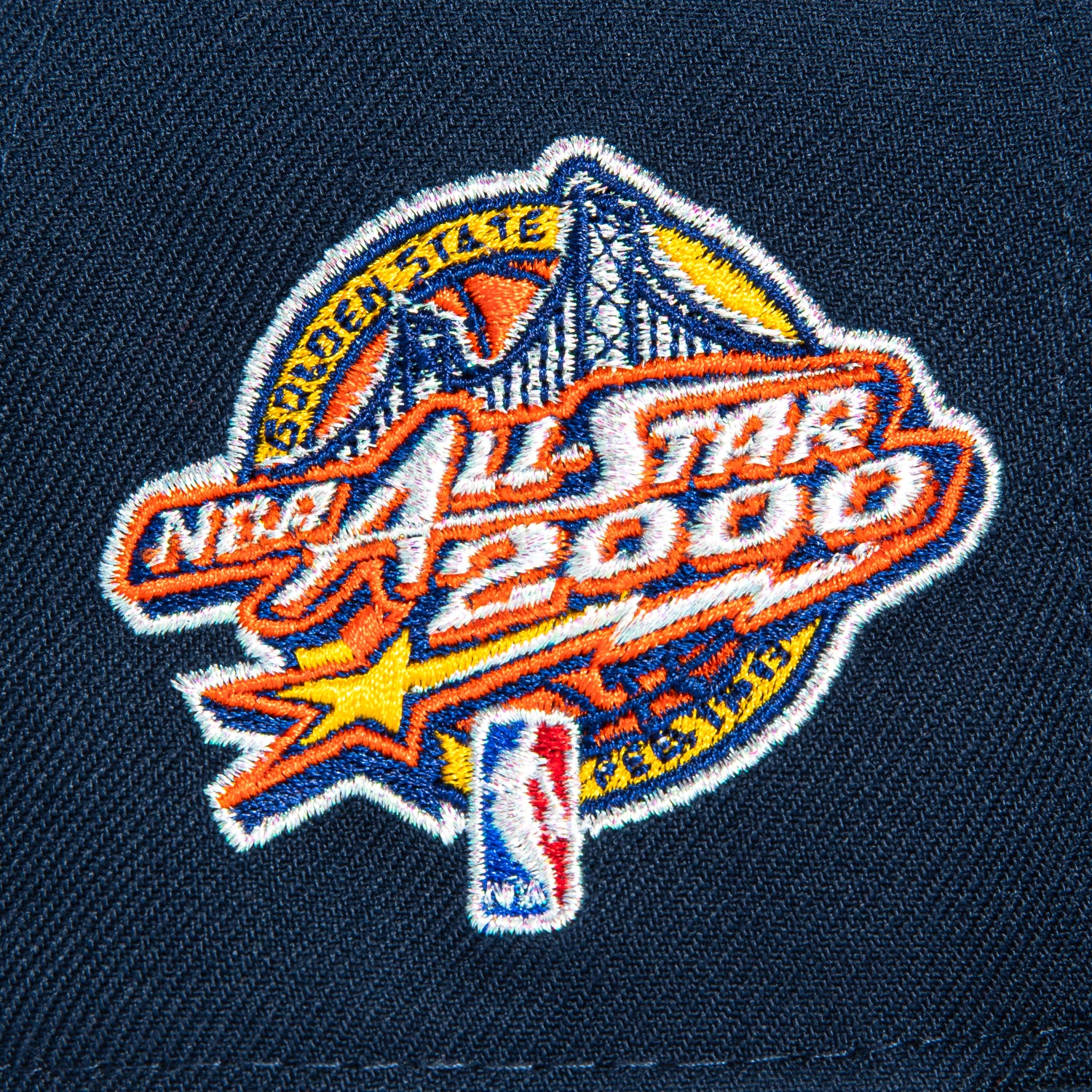 New Era 59Fifty Golden State Warriors 2000 All Star Game Patch Hat - Navy - Image 5