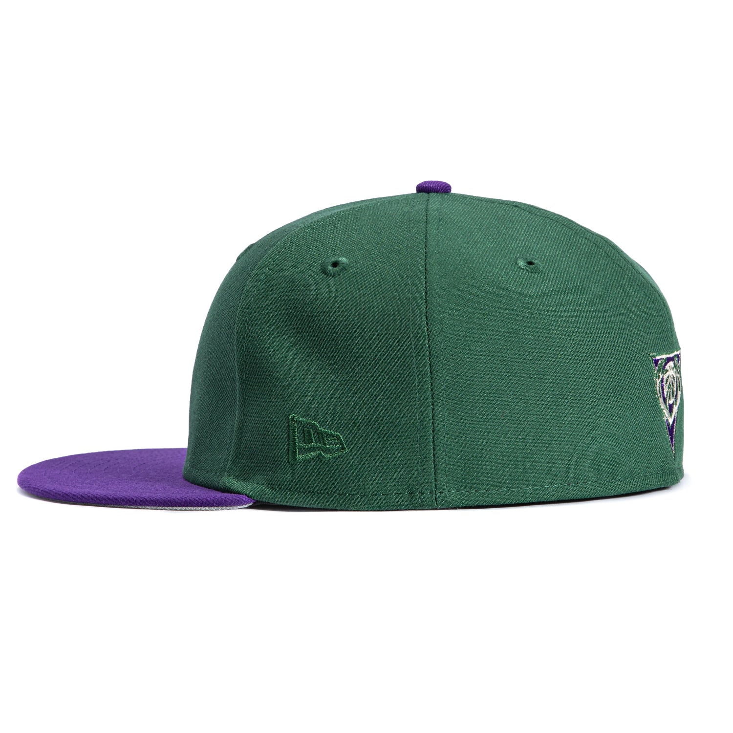 New Era 59Fifty Milwaukee Bucks 1993 Hat - Green, Purple - Image 3