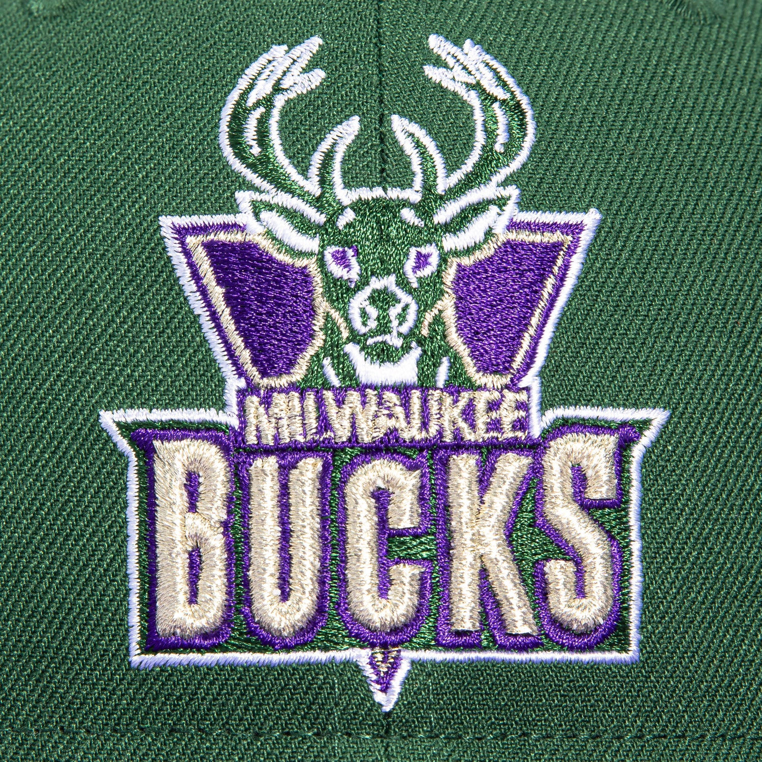 New Era 59Fifty Milwaukee Bucks 1993 Hat - Green, Purple - Image 4