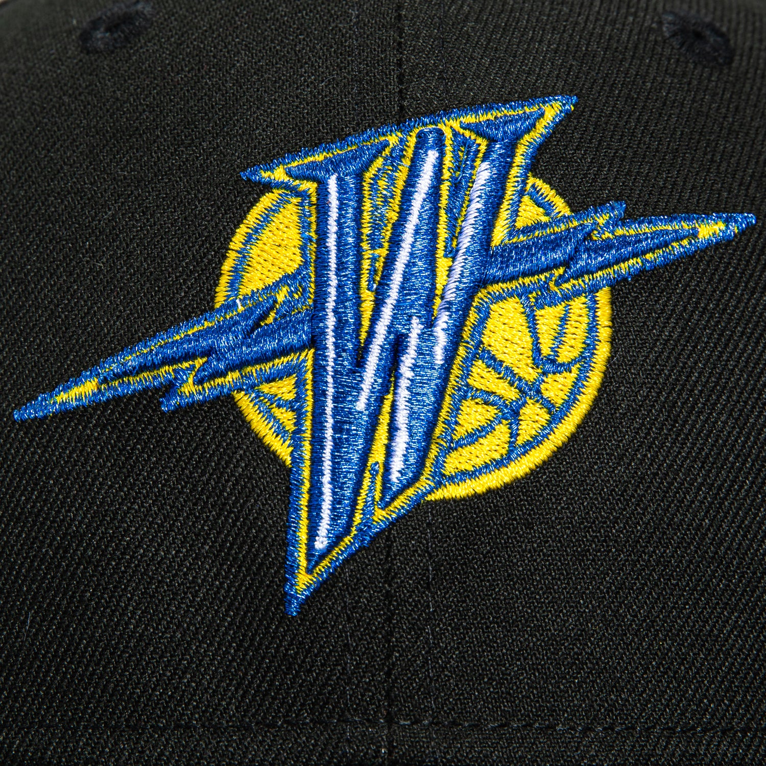 New Era 59Fifty Golden State Warriors 1997 Alternate Hat - Black, Royal, Gold - Image 4
