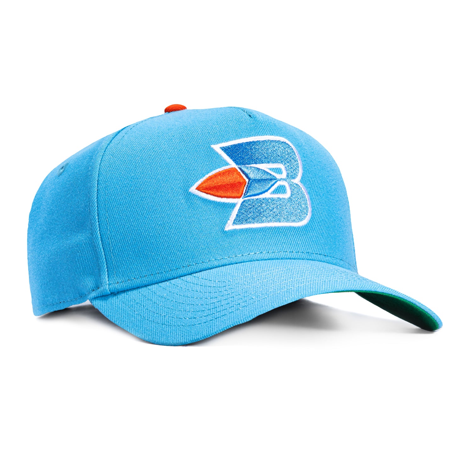 New Era 9Forty A-Frame Buffalo Braves 1971 Snapback Hat - Light Blue