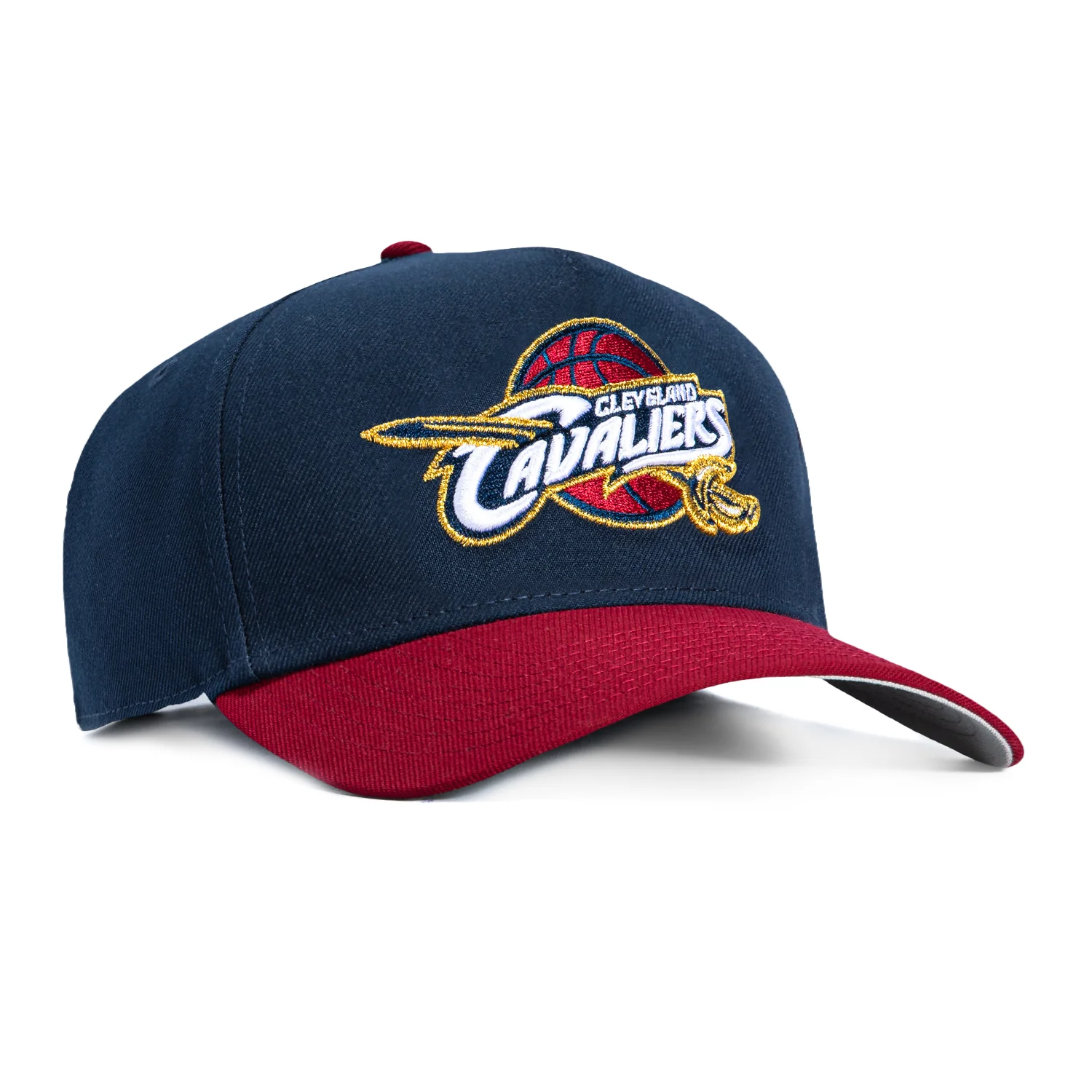 New Era 9Forty A-Frame Cleveland Cavaliers 2003 Snapback Hat - Navy, Cardinal