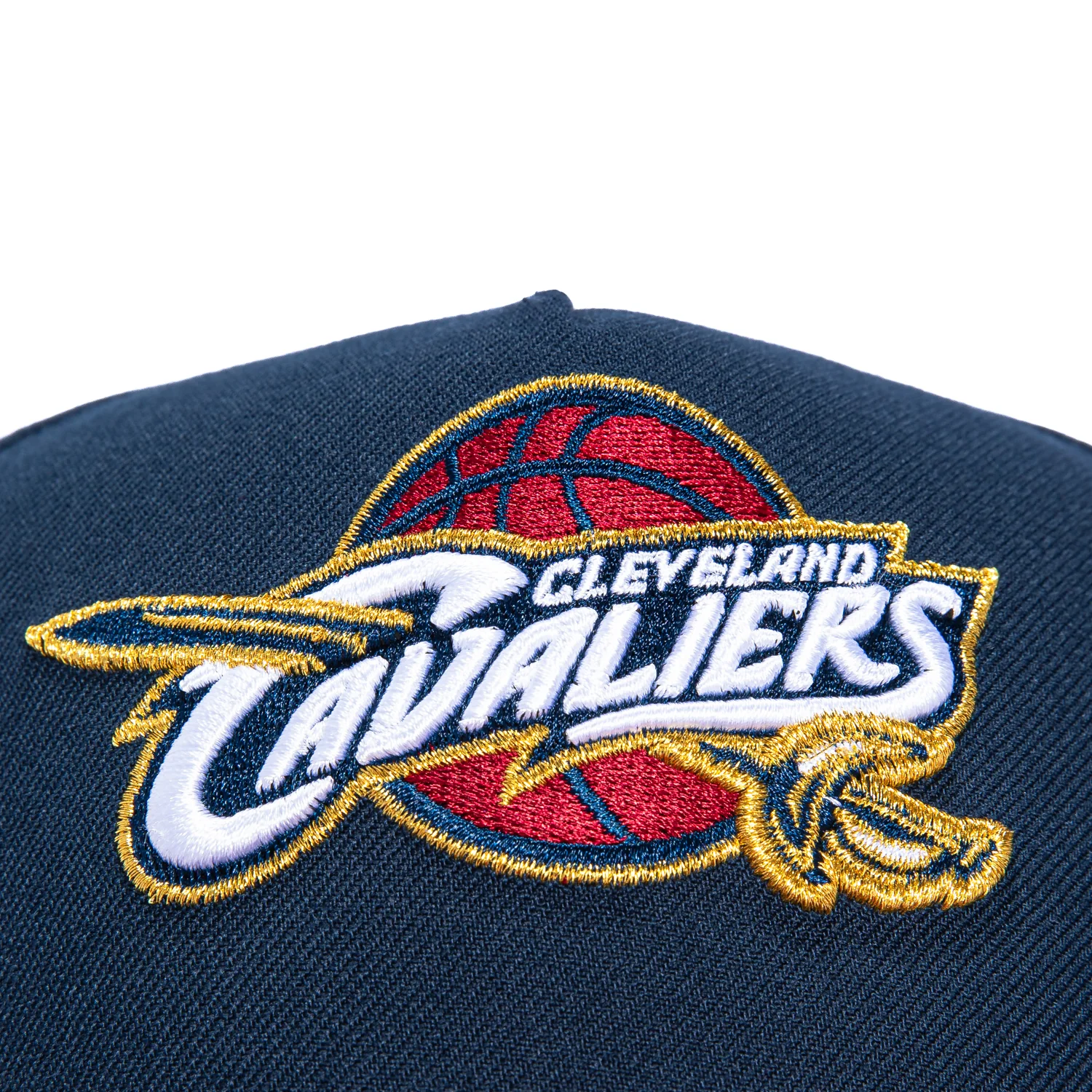 New Era 9Forty A-Frame Cleveland Cavaliers 2003 Snapback Hat - Navy, Cardinal - Image 3