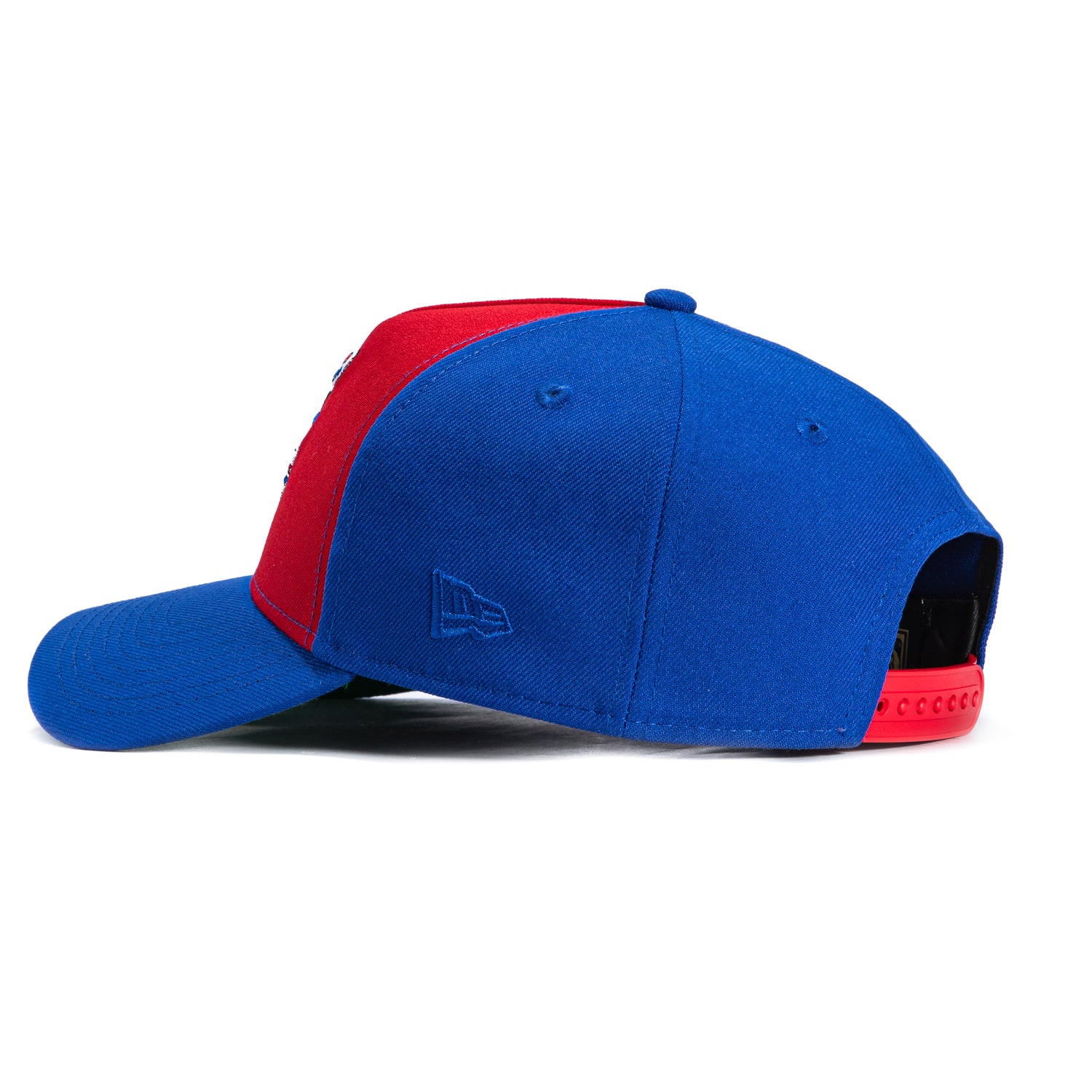 New Era 9Forty A-Frame Denver Nuggets 1974 Rail Snapback Hat - Red, Royal - Image 2