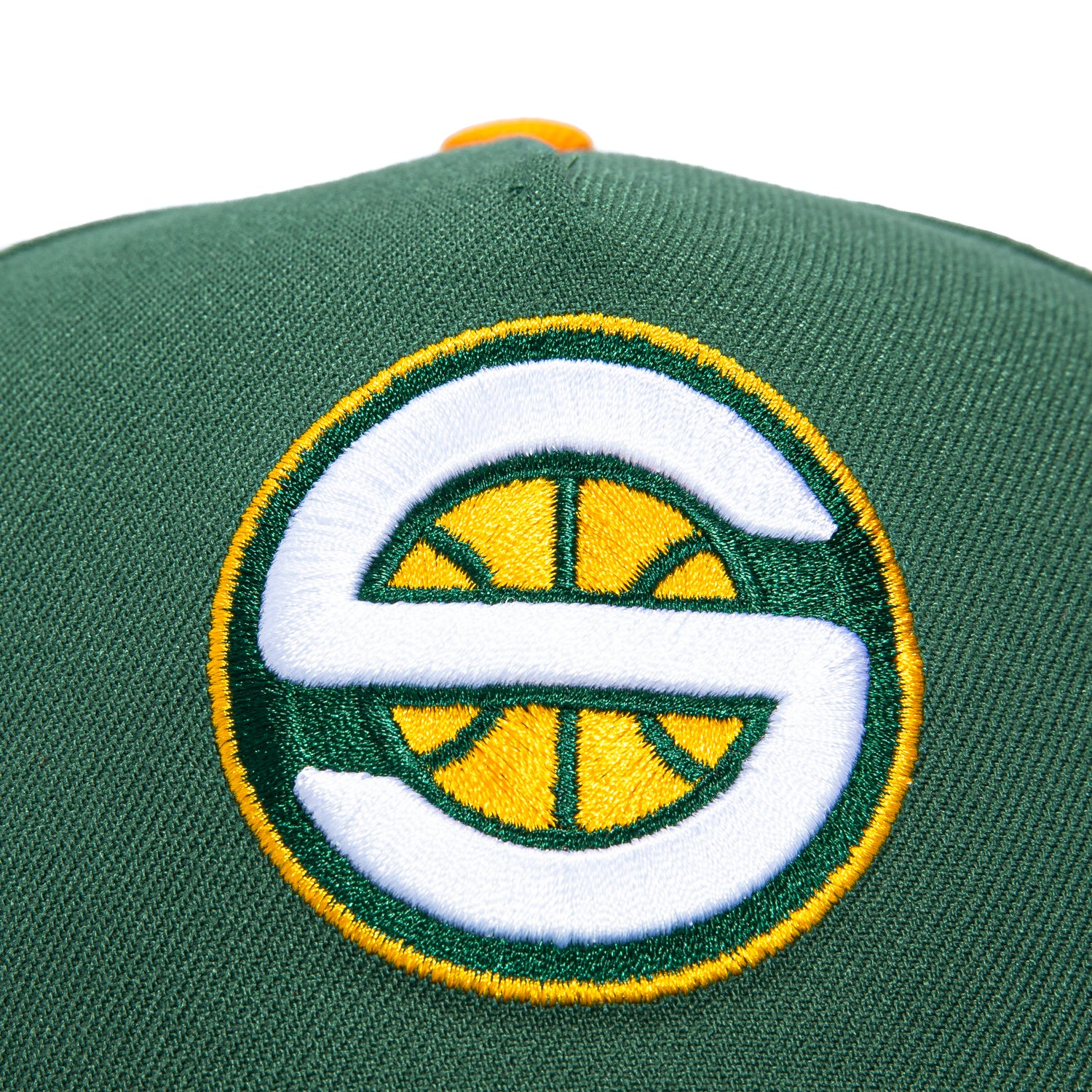 New Era 9Forty A-Frame Seattle Sonics 2001 Alternate Logo Patch Snapback Hat - Green - Image 3