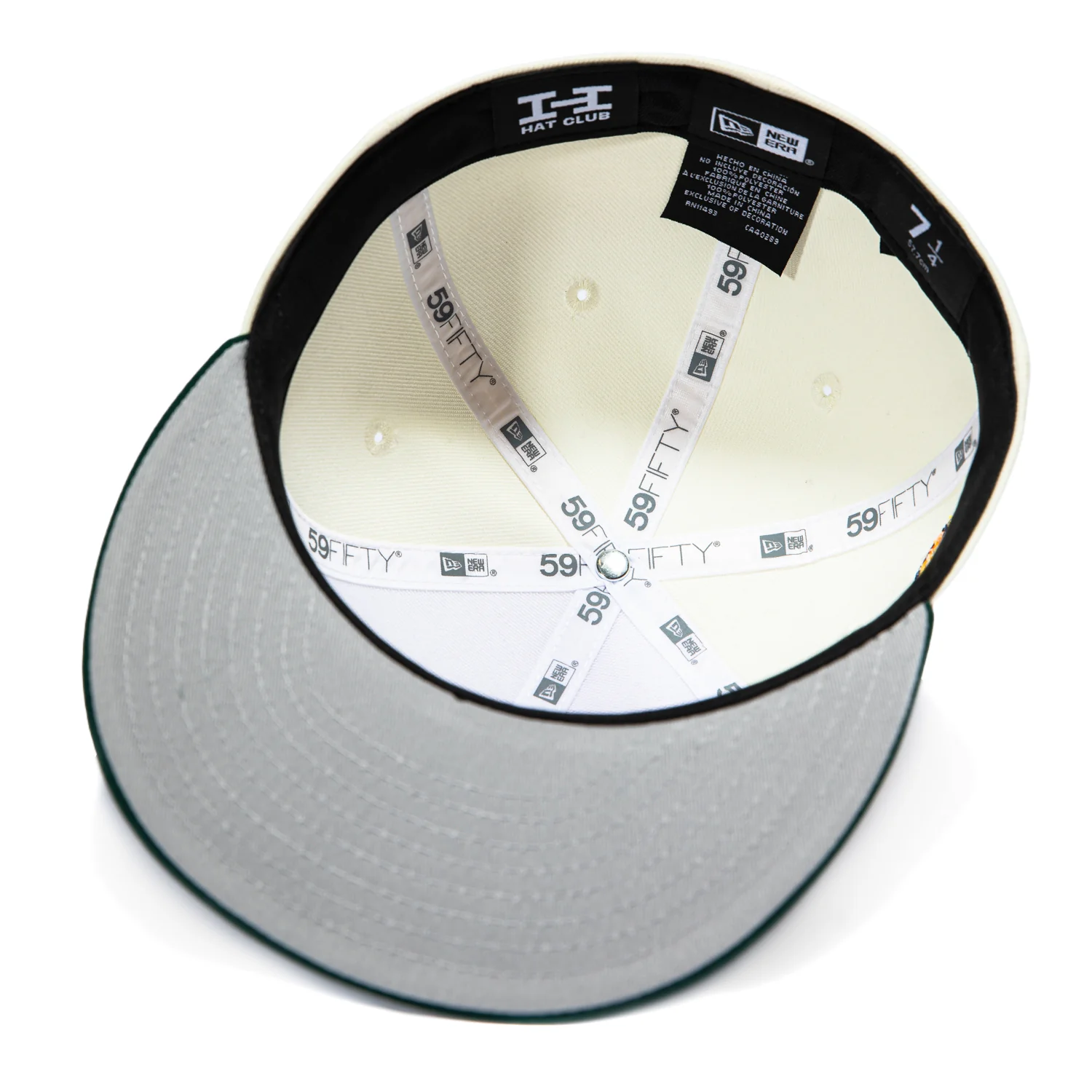 New Era 59Fifty Michigan State Spartans 2000 Final Four Patch Word Hat - White, Green - Image 2