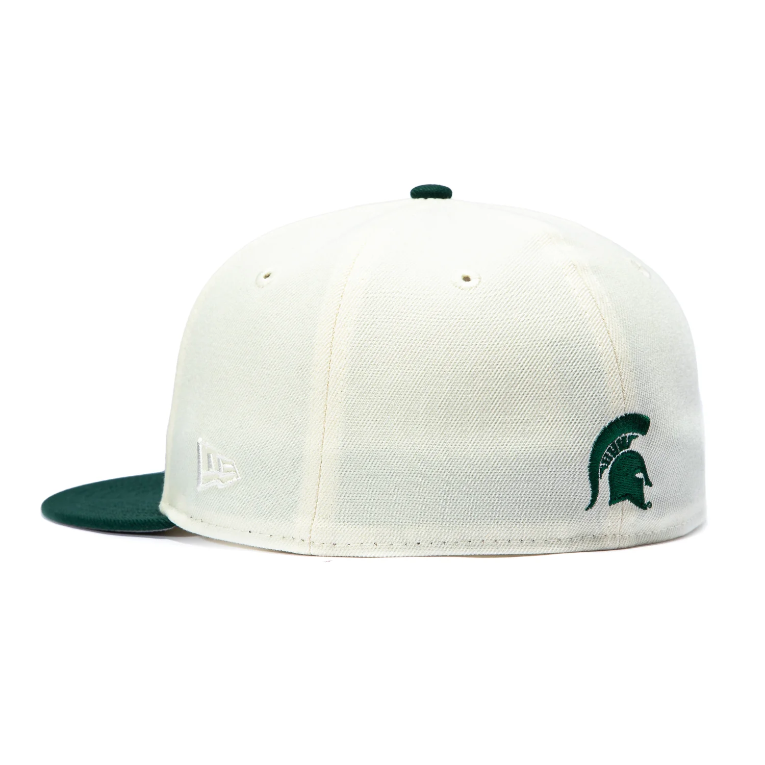 New Era 59Fifty Michigan State Spartans 2000 Final Four Patch Word Hat - White, Green - Image 3