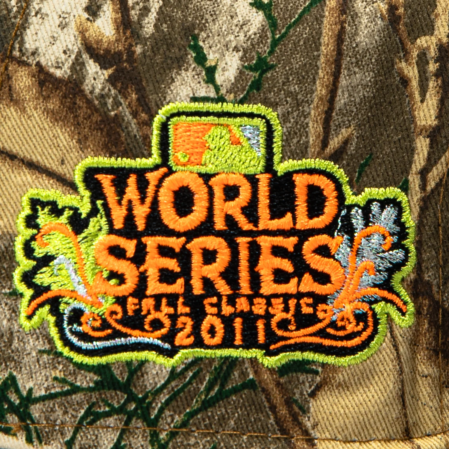 New Era 59Fifty Neon Realtree St Louis Cardinals 2011 World Series Patch Hat - Realtree - Image 5