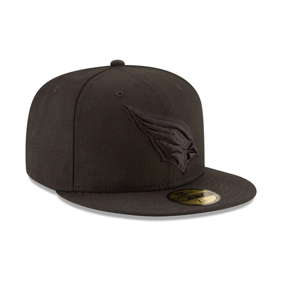 New Era 59Fifty Arizona Cardinals Hat - Black, Black