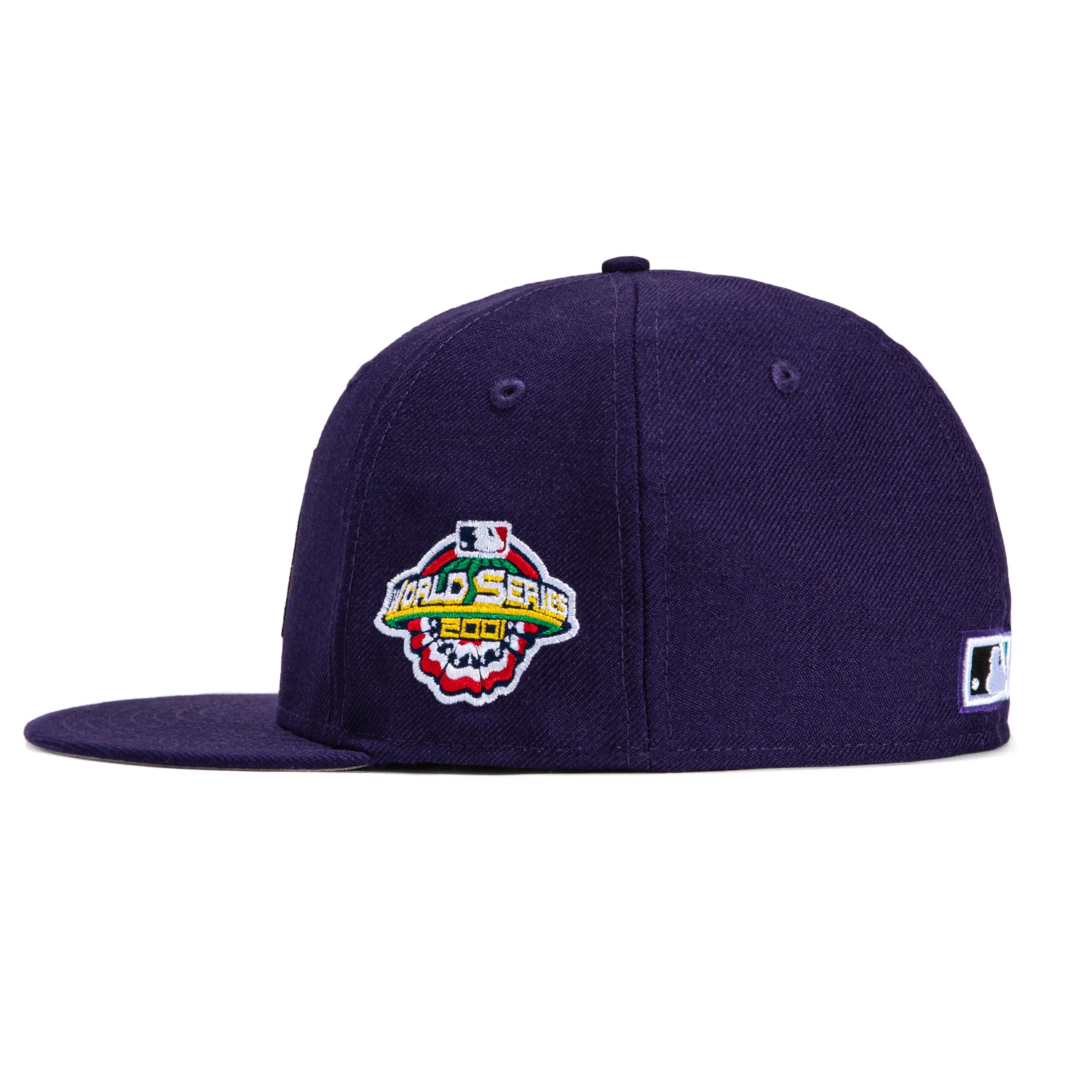 New Era 59Fifty Arizona Diamondbacks 2001 World Series Patch Hat - Purple - Image 3