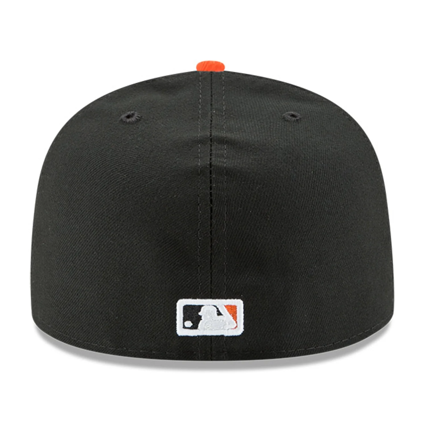 New Era 59Fifty Authentic Collection Baltimore Orioles Road Hat - Black, Orange - Image 3