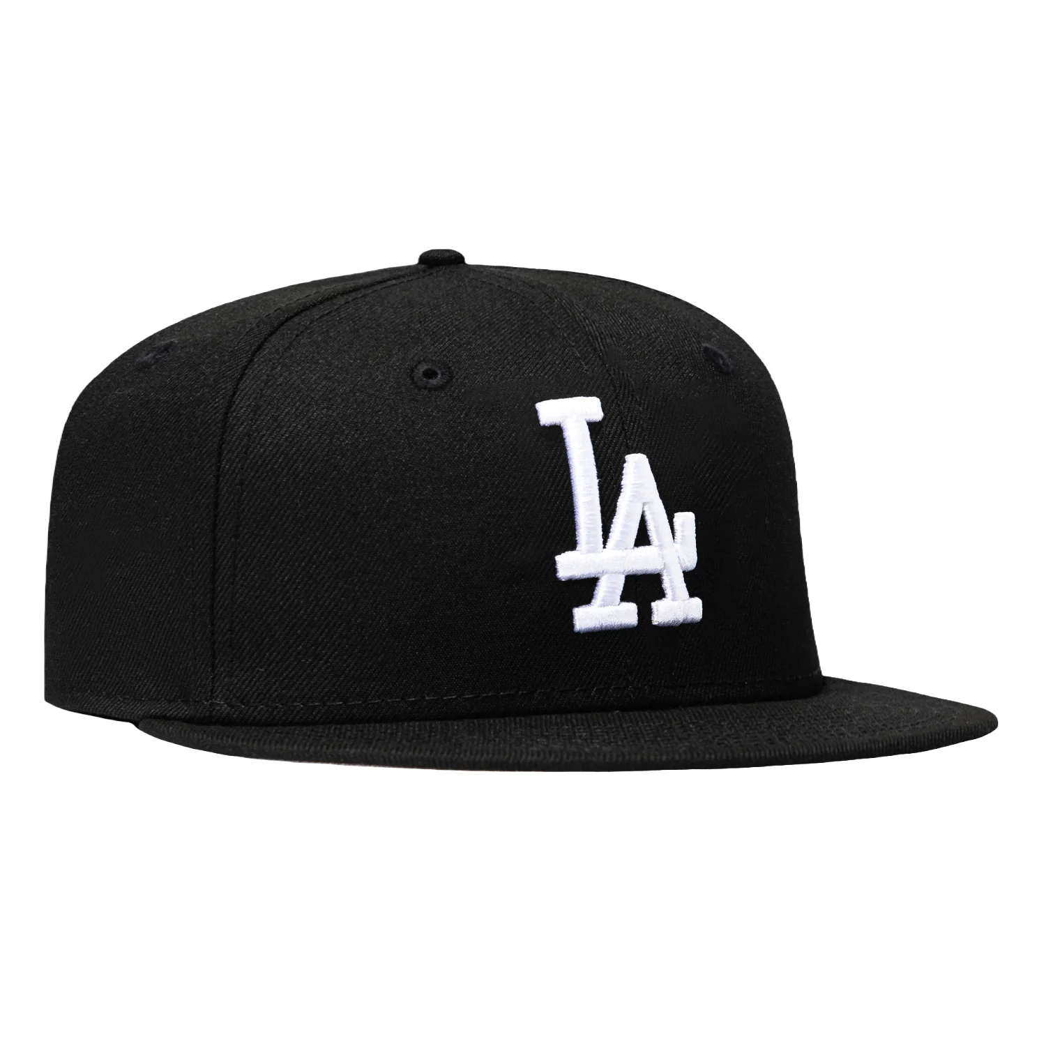 New Era 59Fifty Los Angeles Dodgers Hat - Black, White