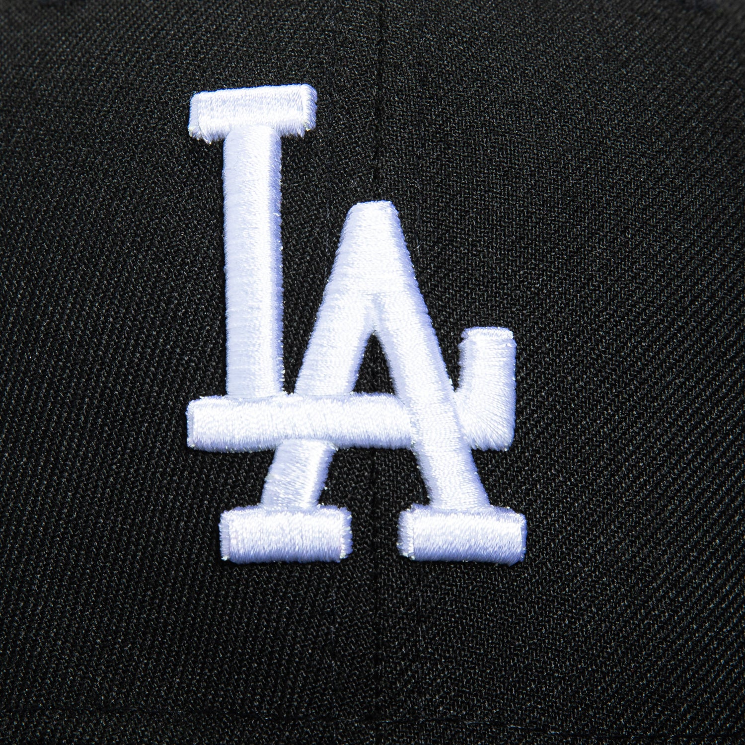 New Era 59Fifty Los Angeles Dodgers Hat - Black, White - Image 4