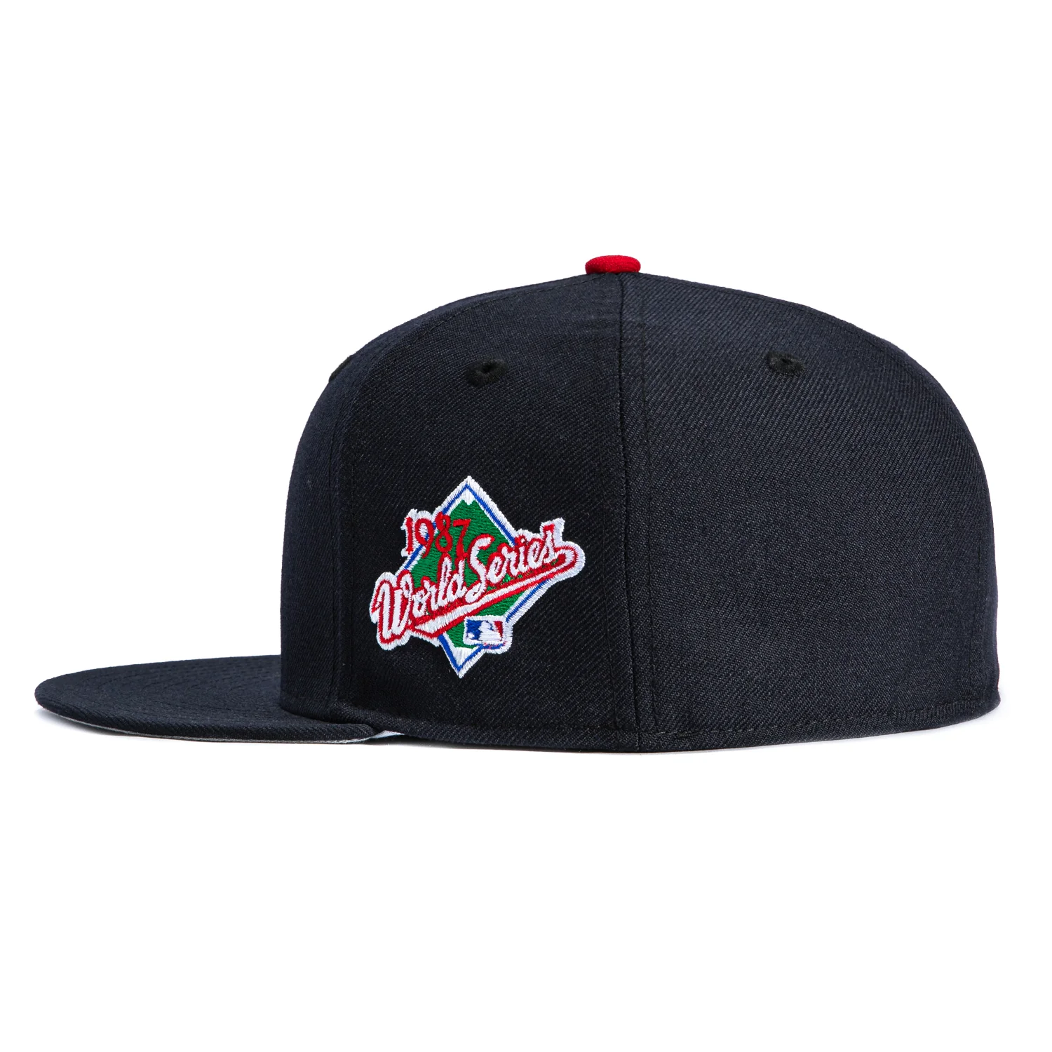 New Era 59Fifty Minnesota Twins 1987 World Series Patch Game Hat - Navy - Image 4