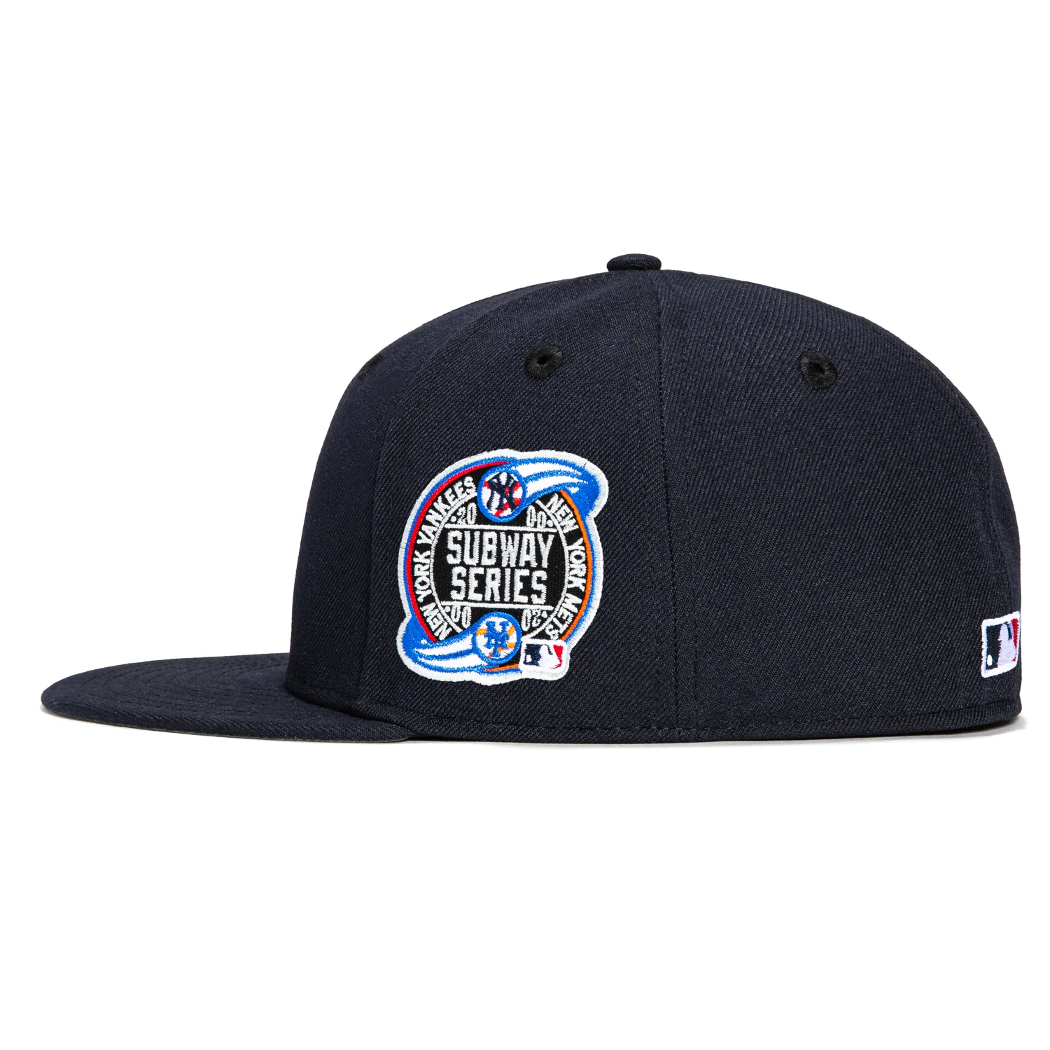 New Era 59Fifty New York Yankees 2000 Subway Series Patch Game Hat - Navy - Image 3