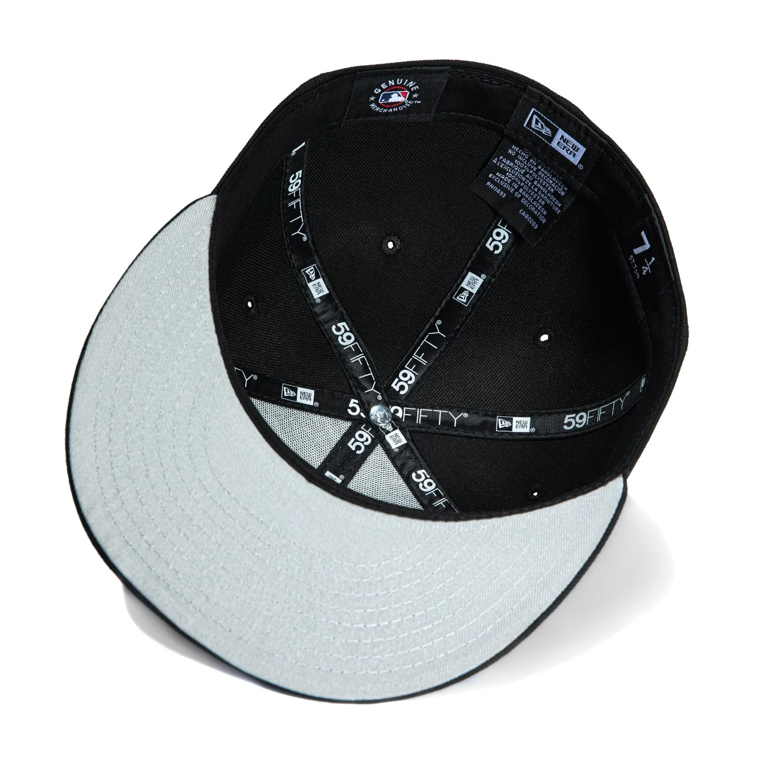 New Era 59Fifty New York Yankees Hat - Black, Black - Image 2