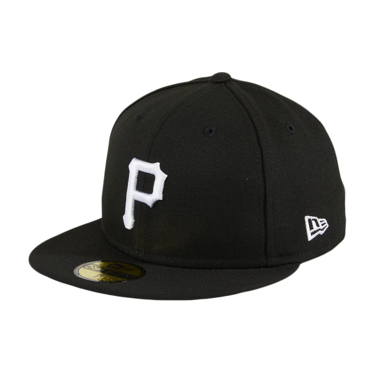 New Era 59Fifty Pittsburgh Pirates Hat - Black, White - Image 3