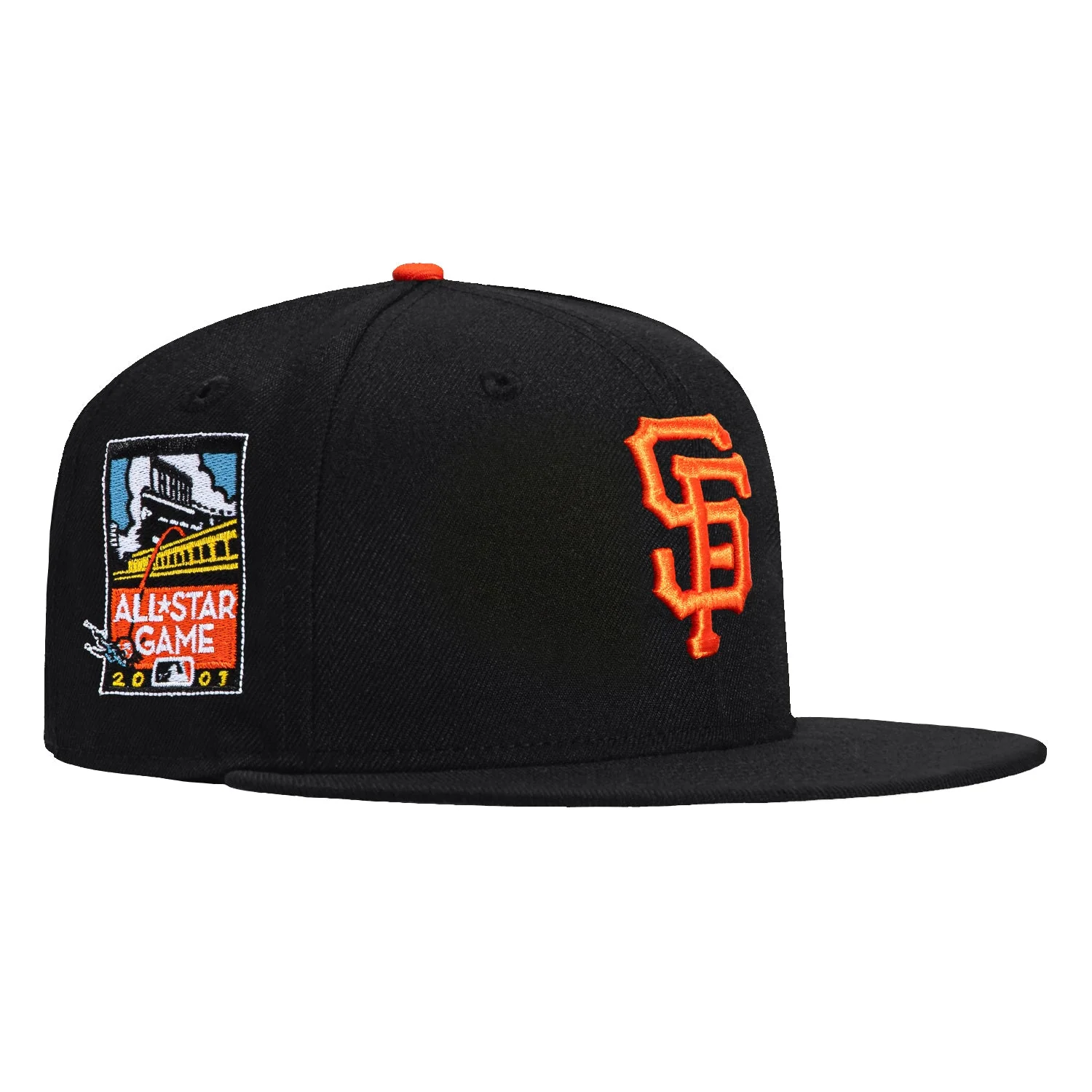 New Era 59Fifty San Francisco Giants 2007 All Star Game Patch Hat - Black