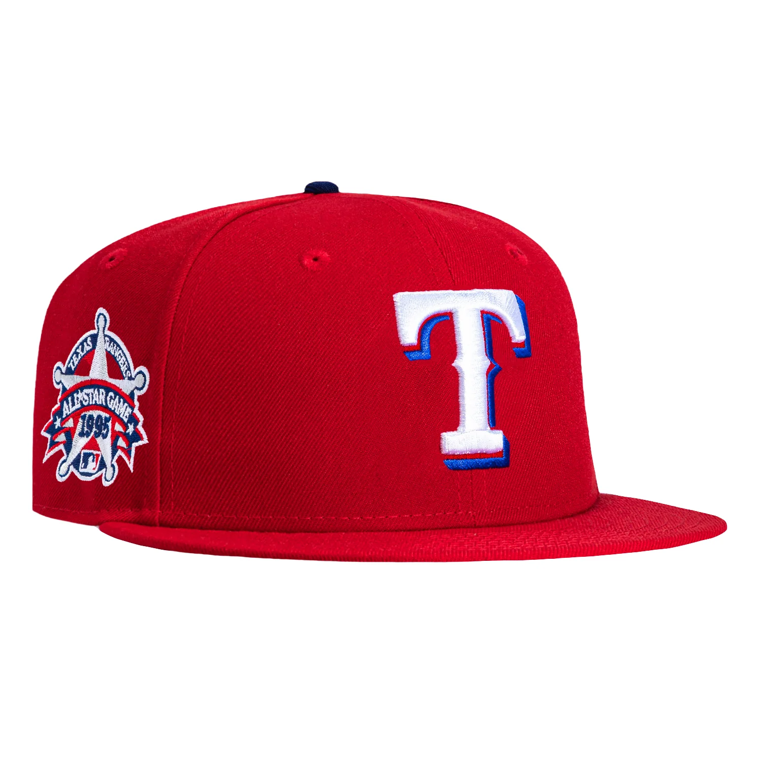 New Era 59Fifty Texas Rangers 1995 All Star Game Patch Hat - Red