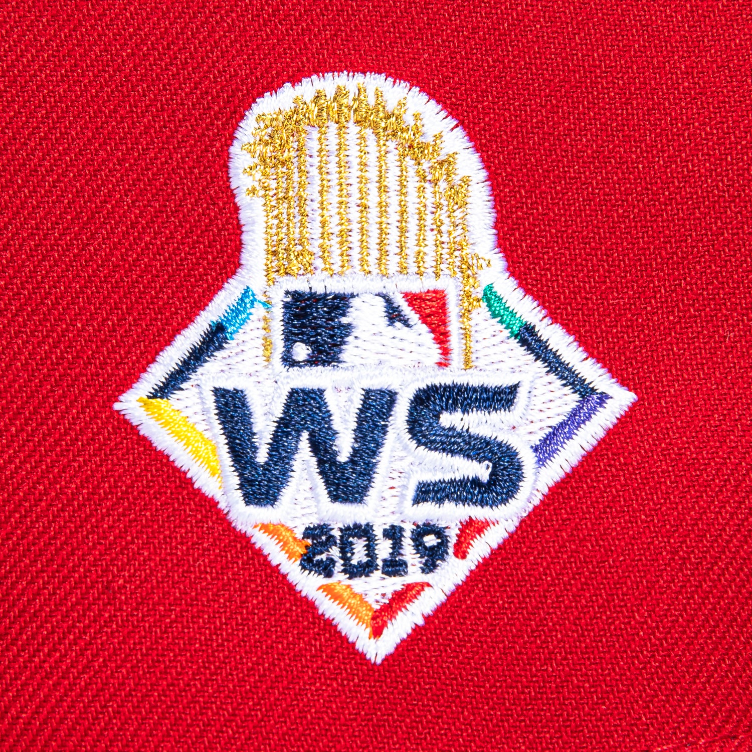 New Era 59Fifty Washington Nationals 2019 World Series Patch Hat - Red - Image 5