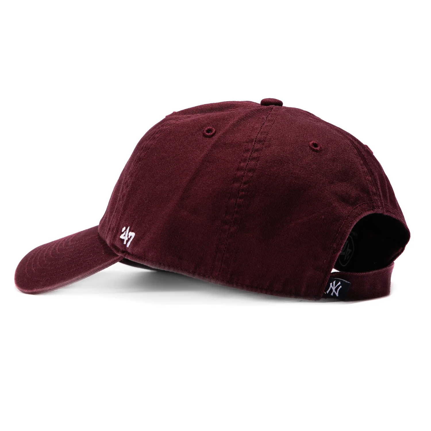 47 Brand New York Yankees Cleanup Adjustable Hat - Dark Maroon - Image 2