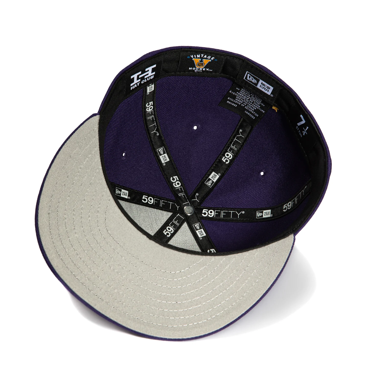 New Era 59Fifty Los Angeles Kings Patch Word Hat - Purple, Gold - Image 2