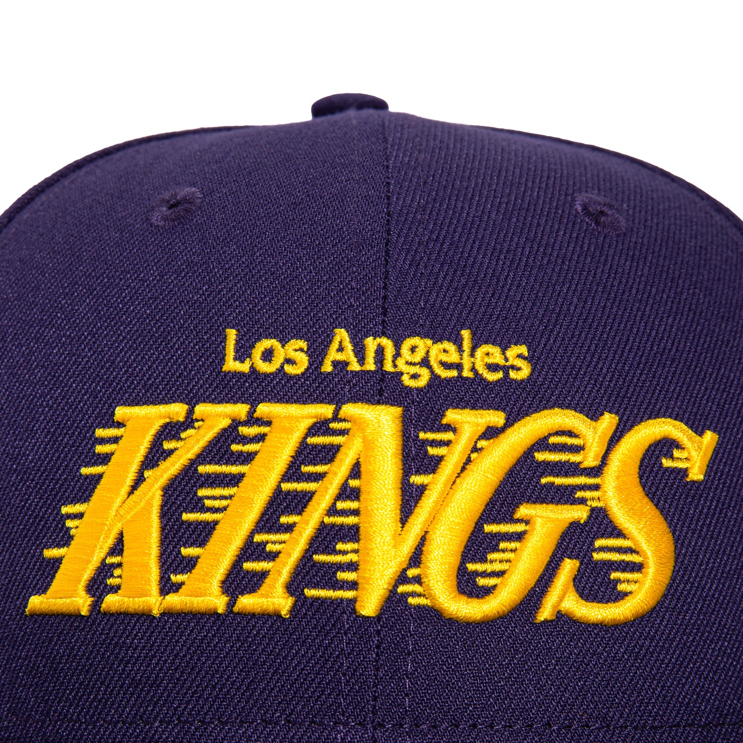New Era 59Fifty Los Angeles Kings Patch Word Hat - Purple, Gold - Image 4