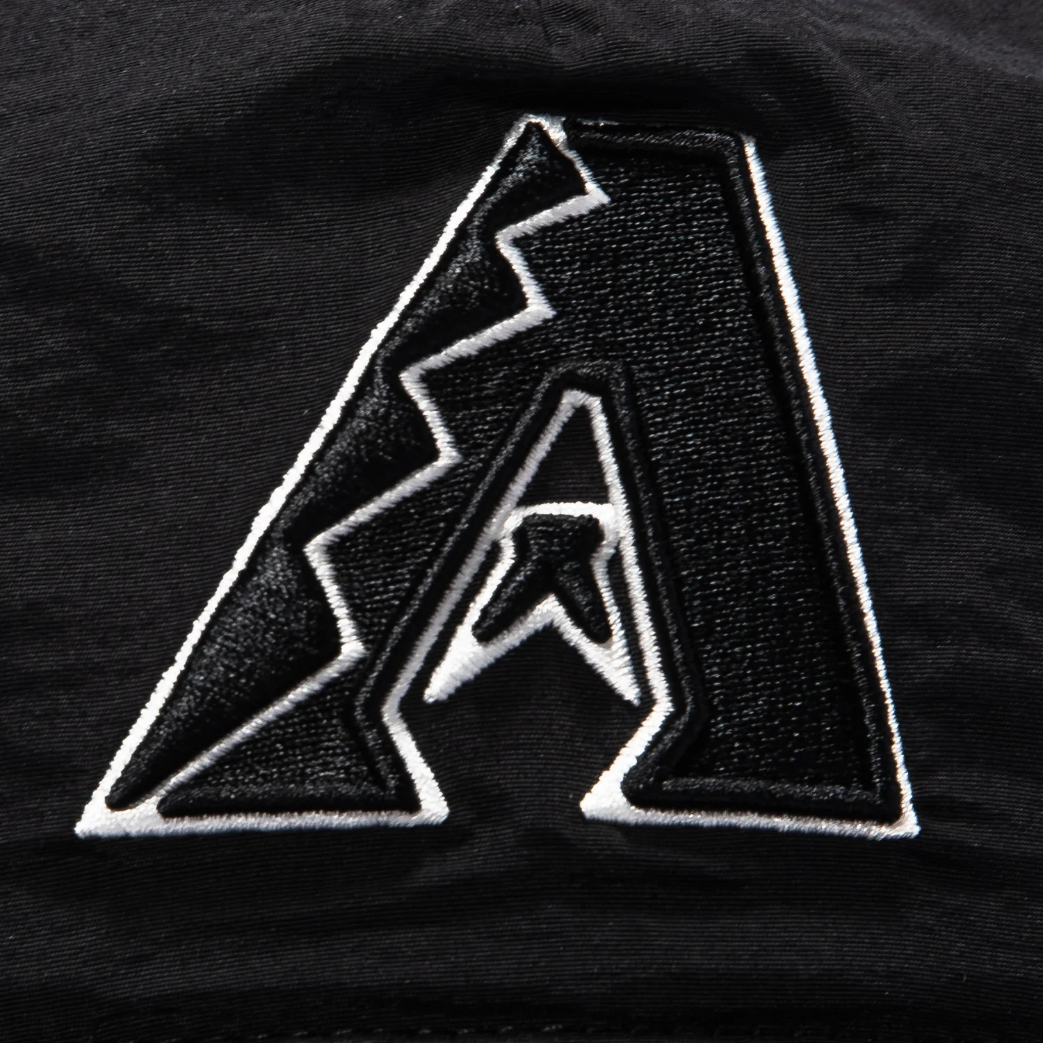 New Era 19Twenty Nylon Arizona Diamondbacks Pre-curved Snapback A Hat - Black, White - Image 3