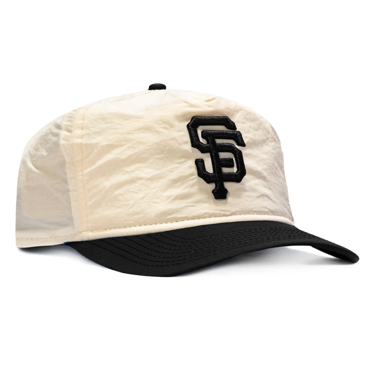 New Era 19Twenty Nylon San Francisco Giants Pre-curved Snapback Hat - Stone, Black